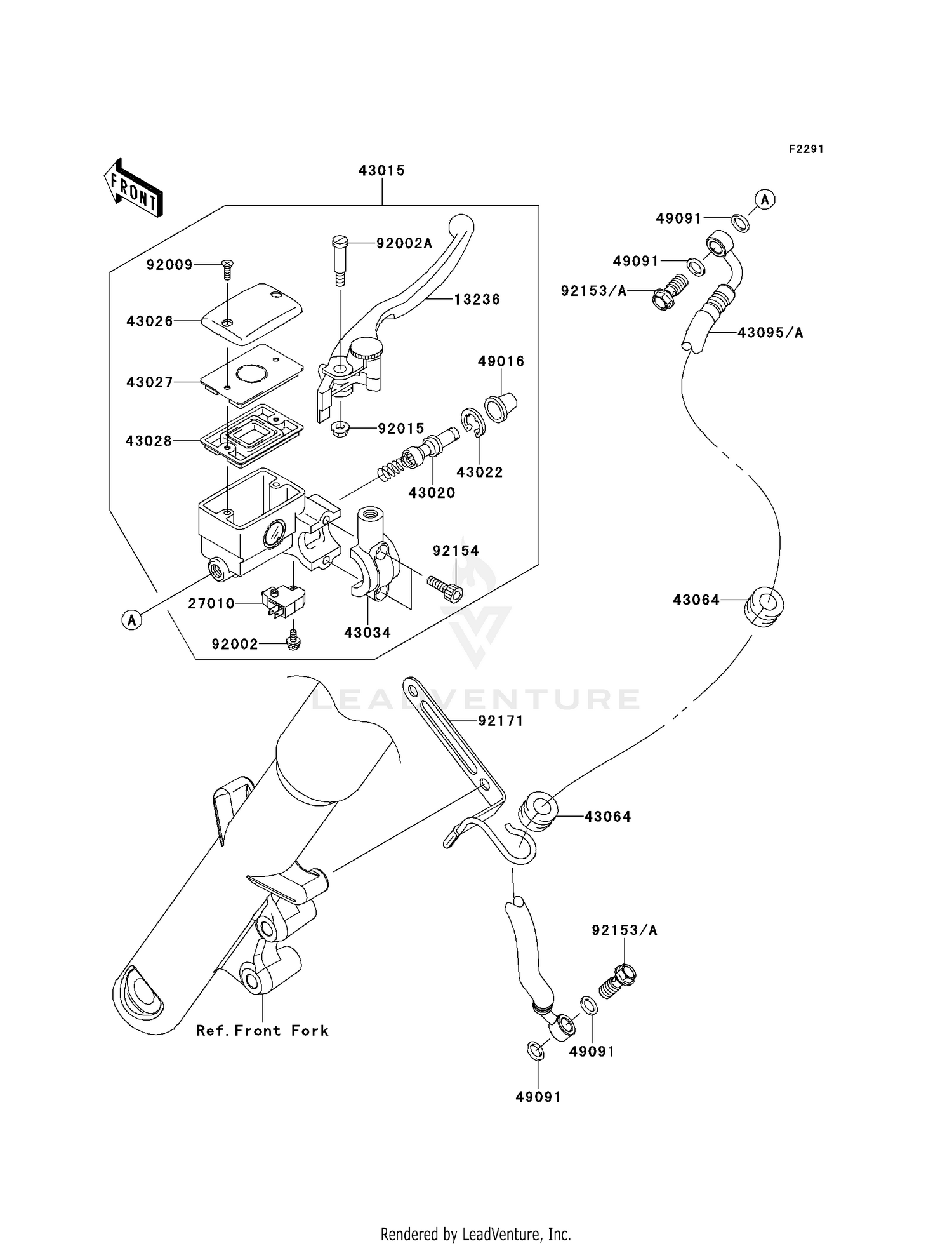 FRONT MASTER CYLINDER