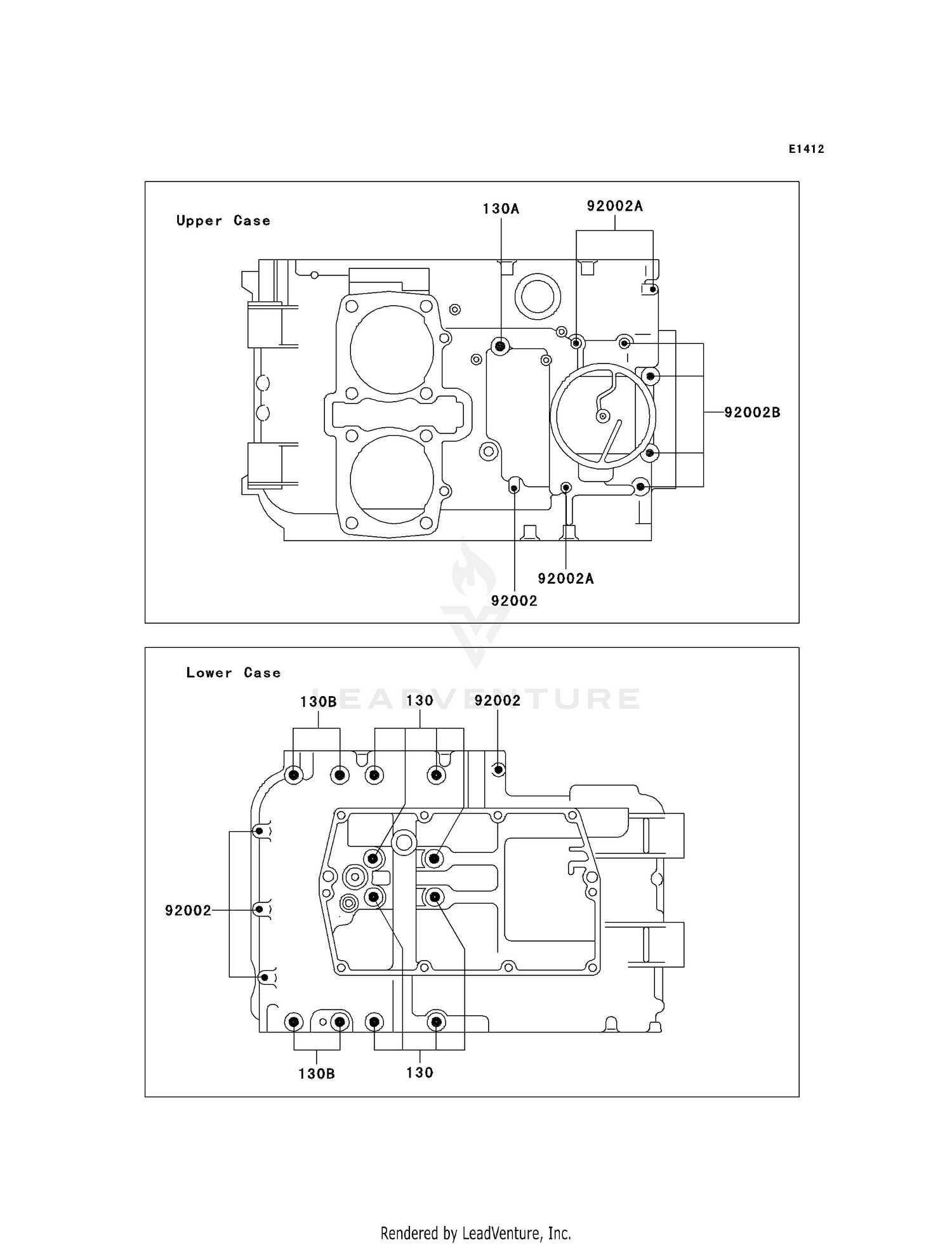 CRANKCASE BOLT PATTERN