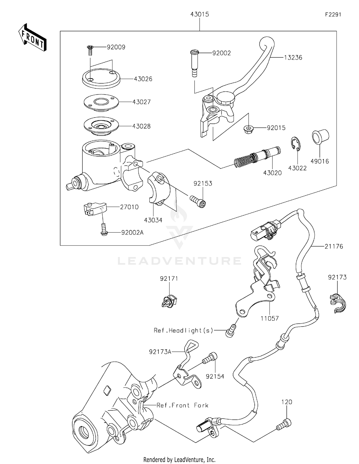 Front Master Cylinder