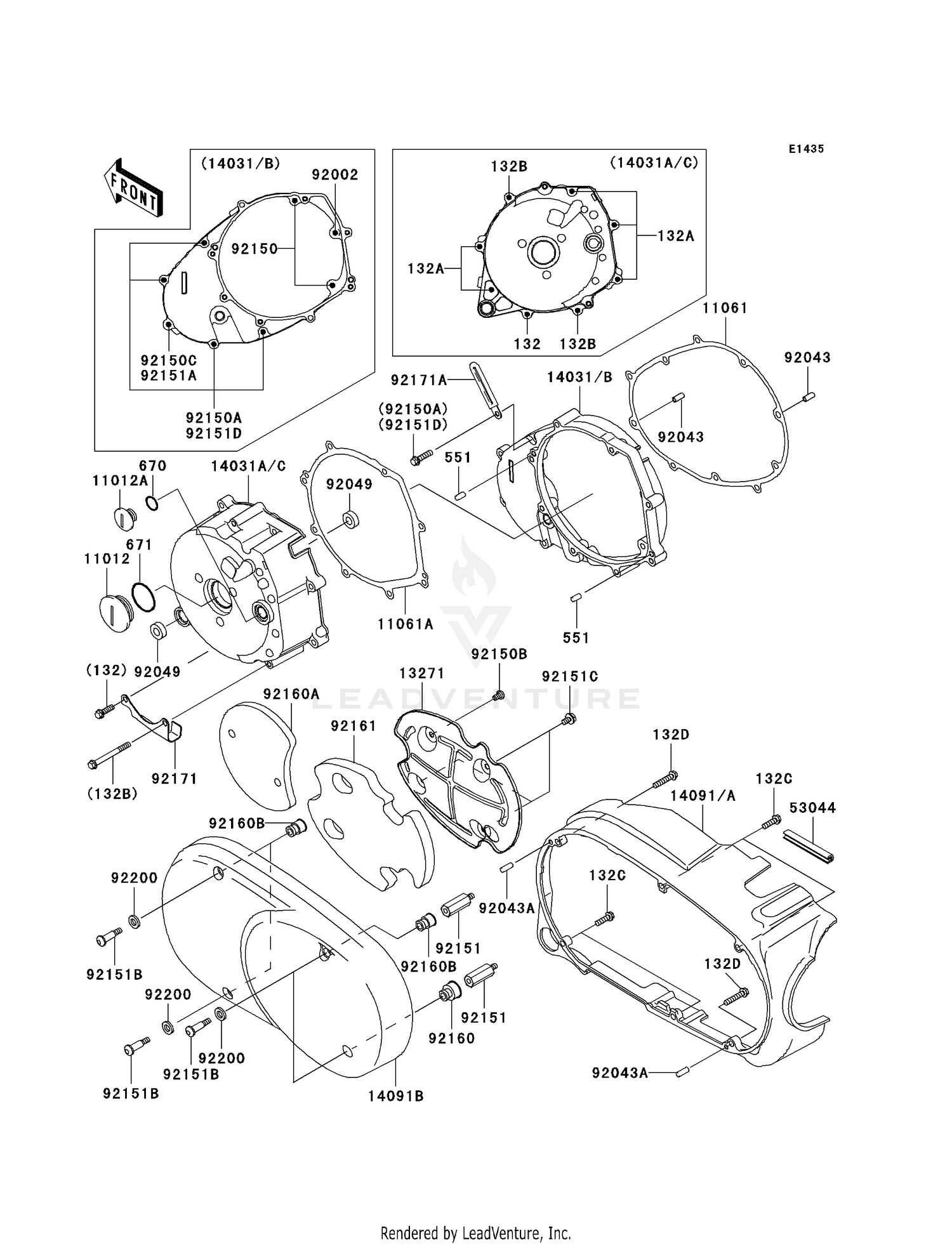 LEFT ENGINE COVER(S)