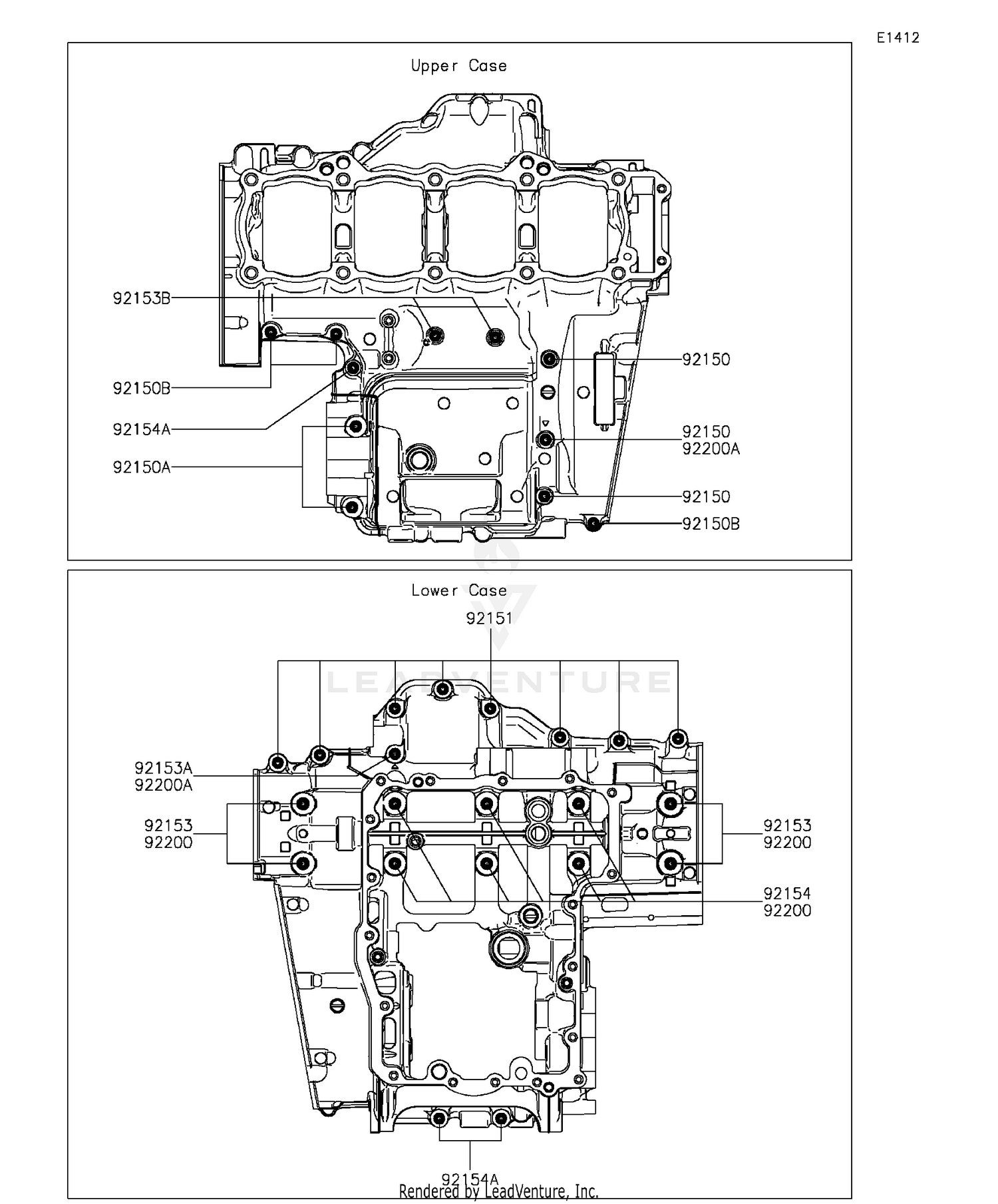 Crankcase Bolt Pattern