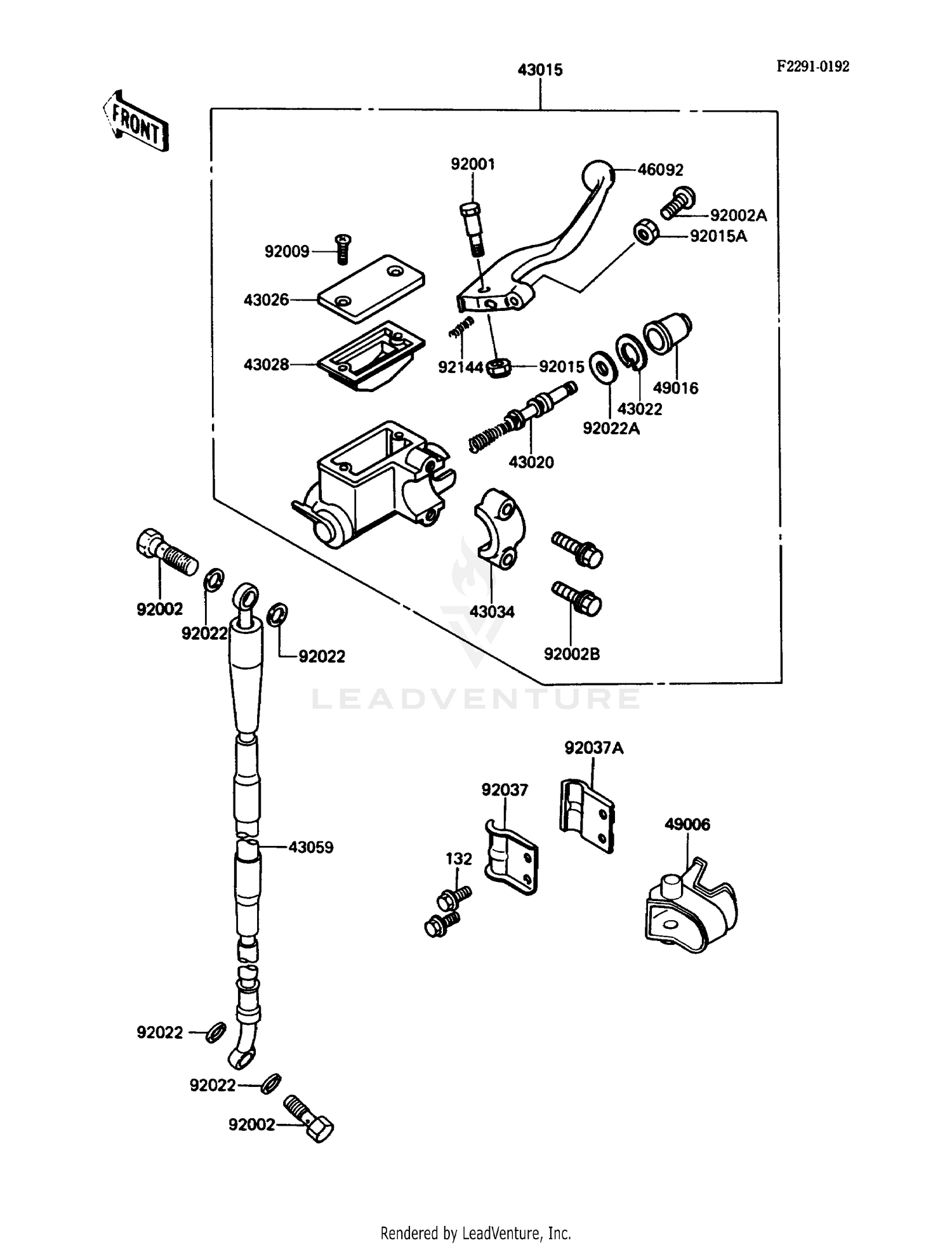FRONT MASTER CYLINDER