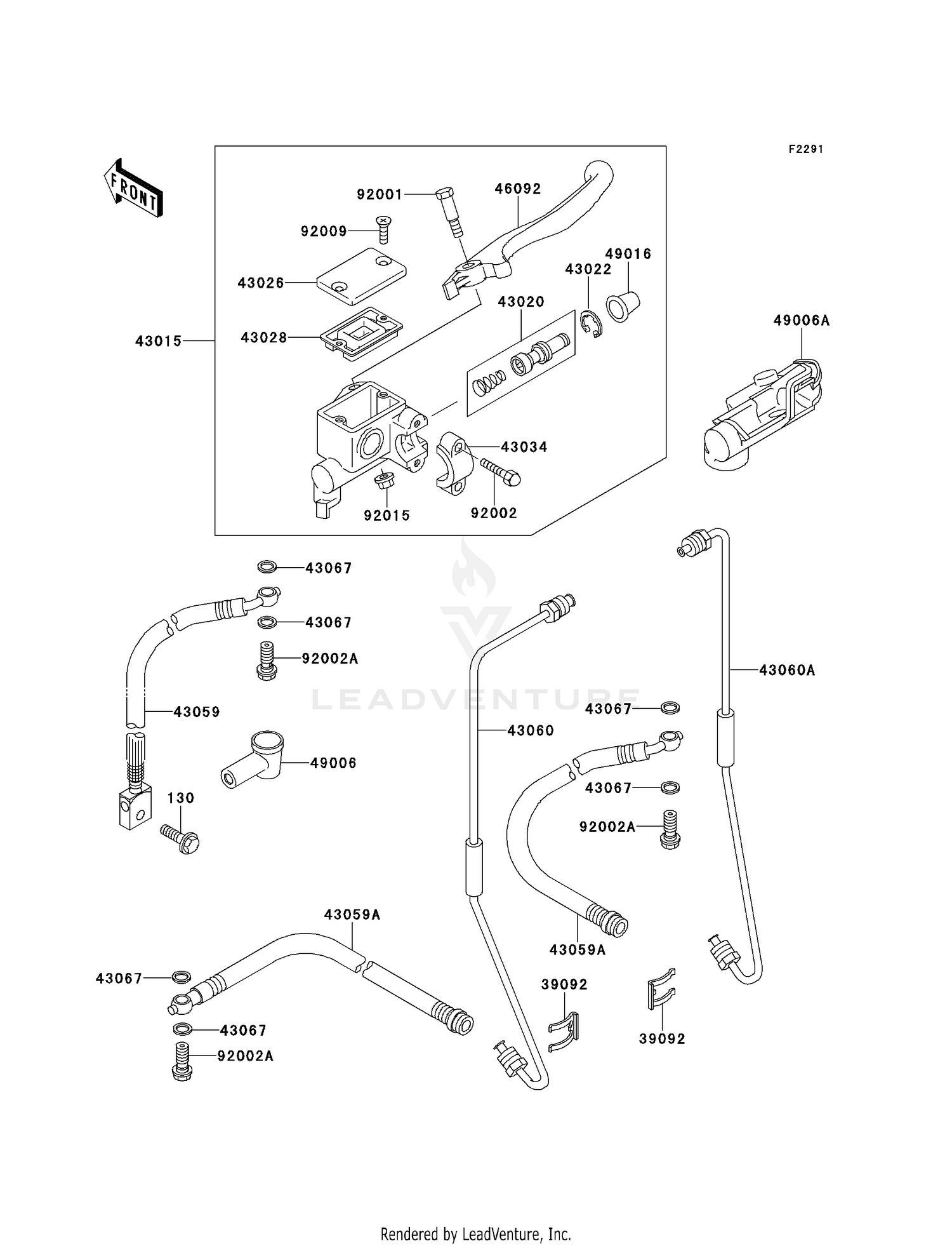 FRONT MASTER CYLINDER