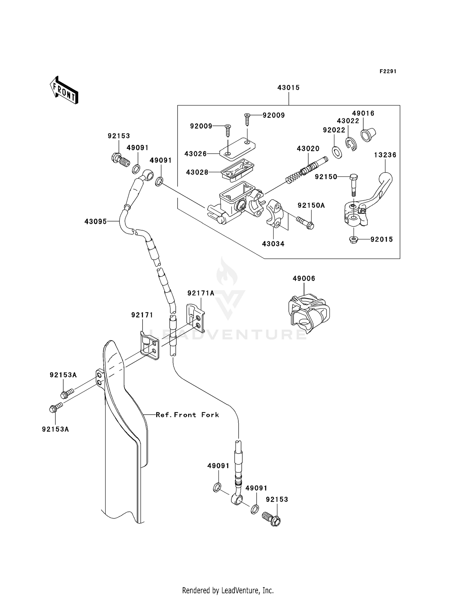 FRONT MASTER CYLINDER