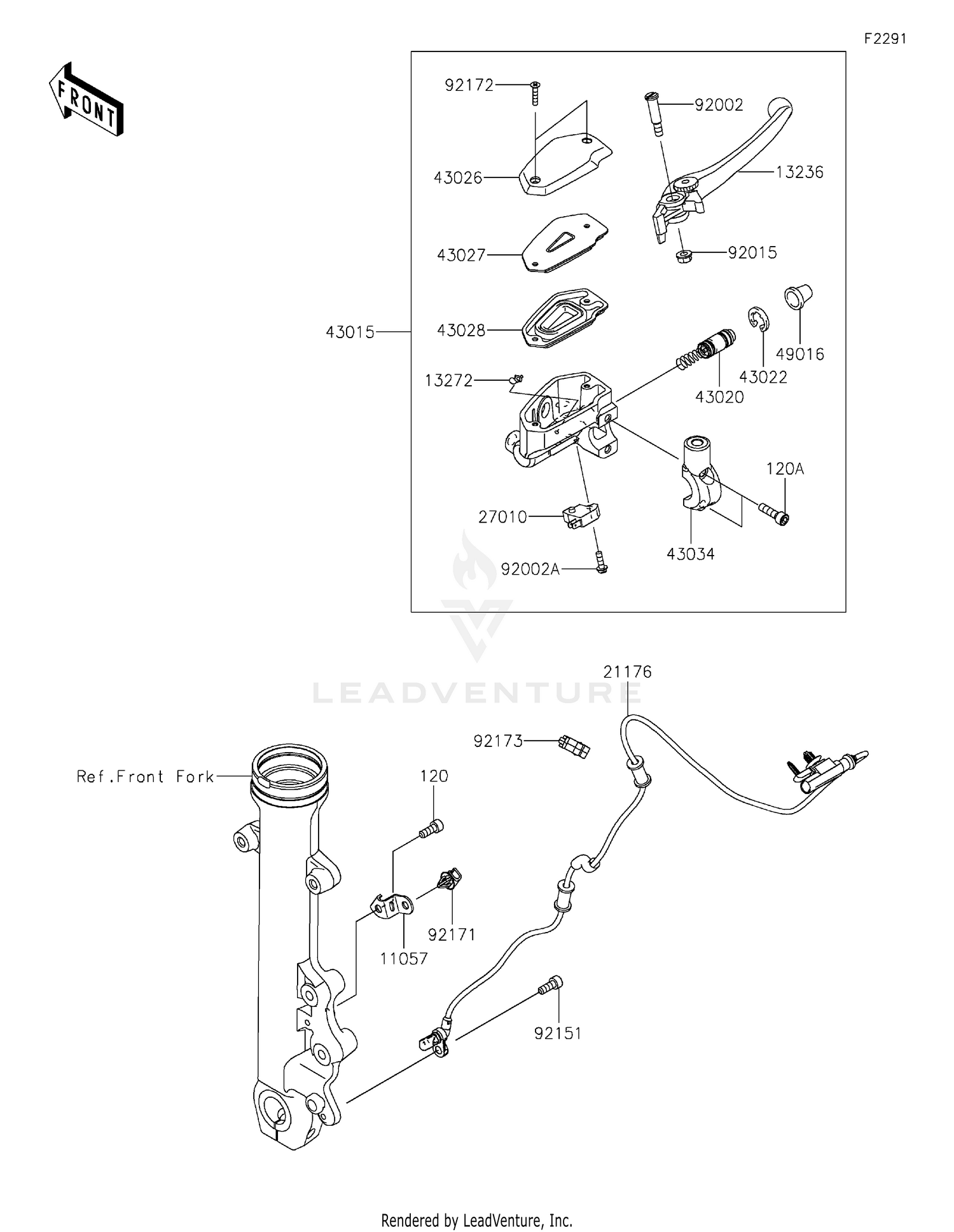 Front Master Cylinder