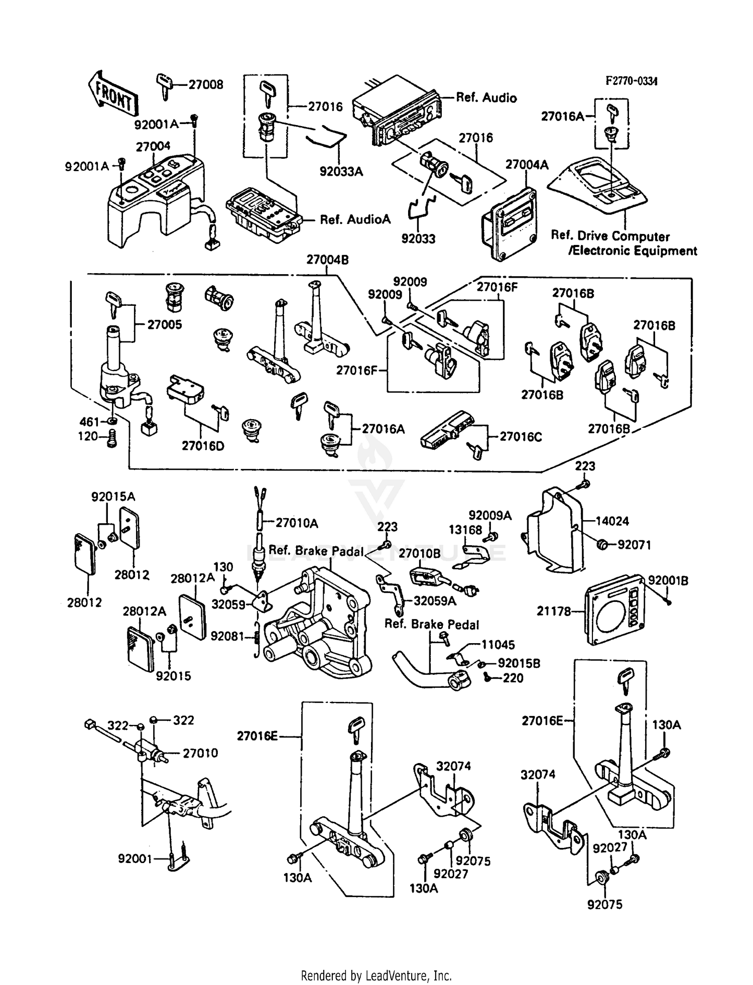 IGNITION SWITCH/LOCKS/REFLECTORS