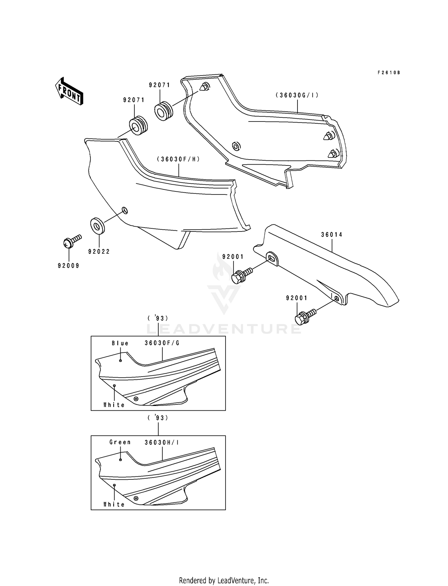 SIDE COVERS (EX500-A7)