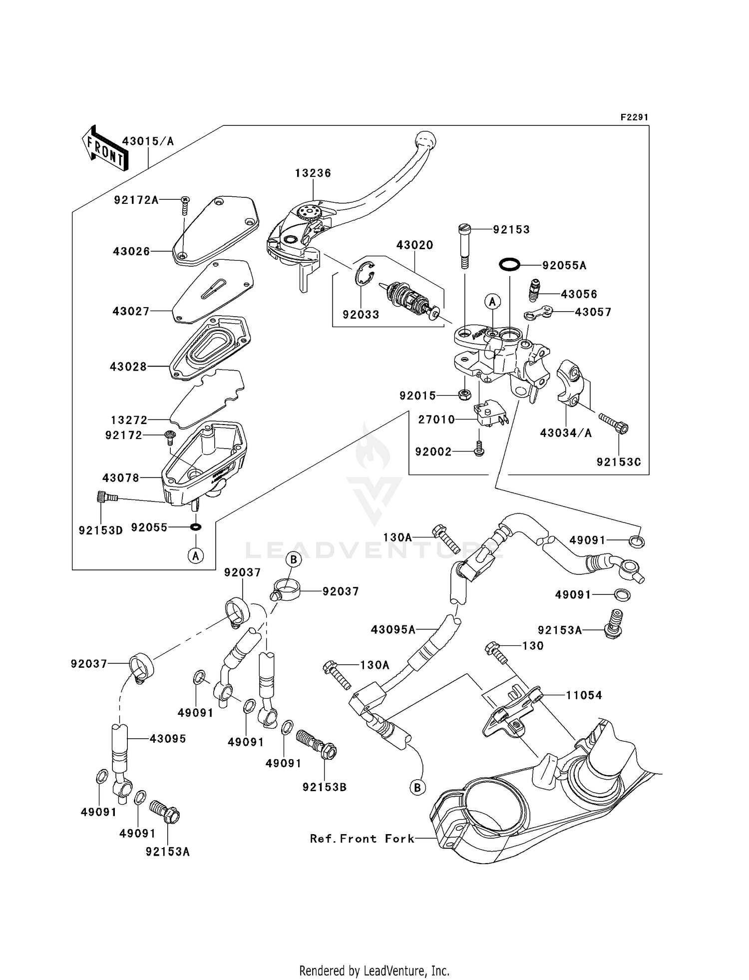FRONT MASTER CYLINDER