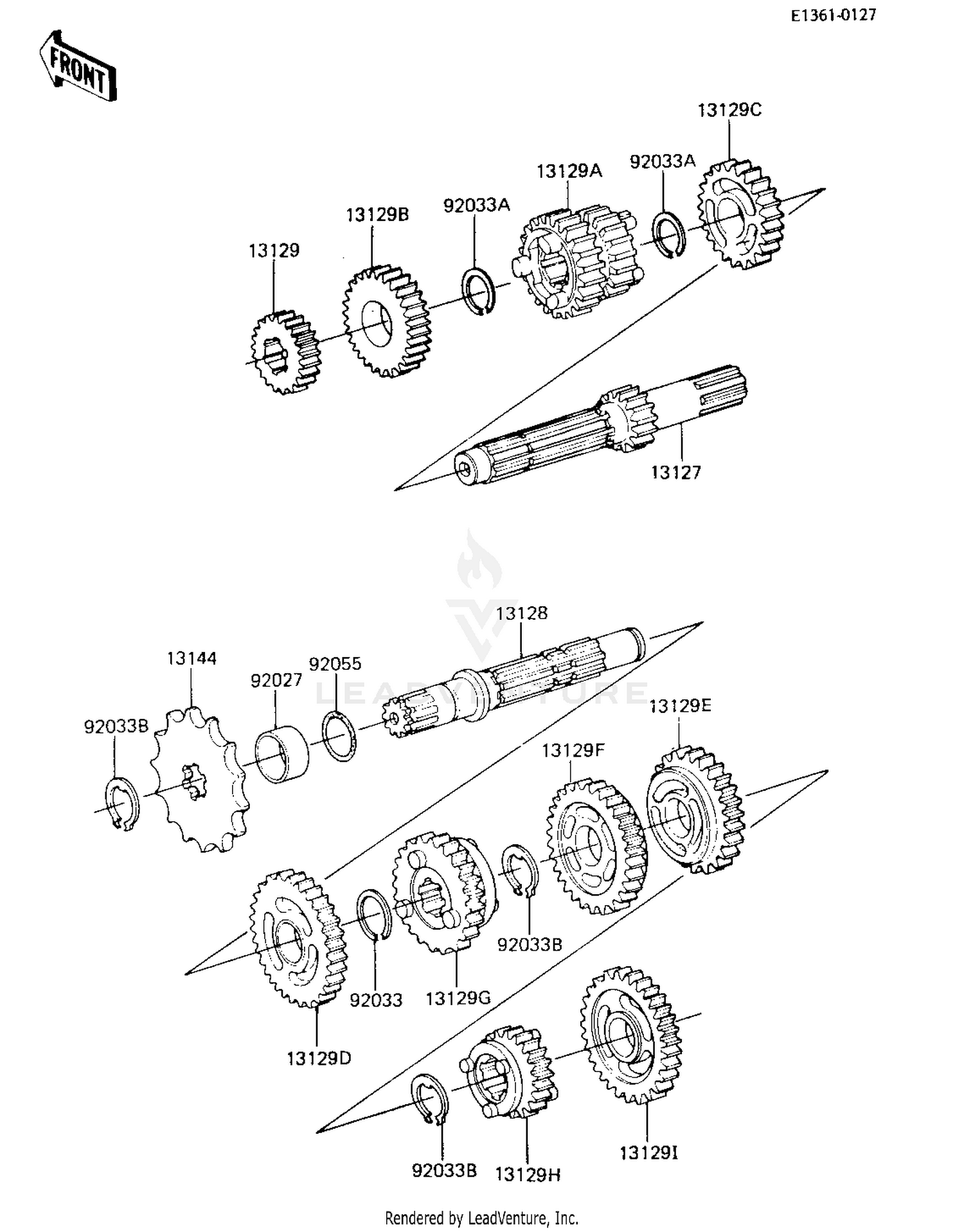 TRANSMISSION ('84 KX80-E2)