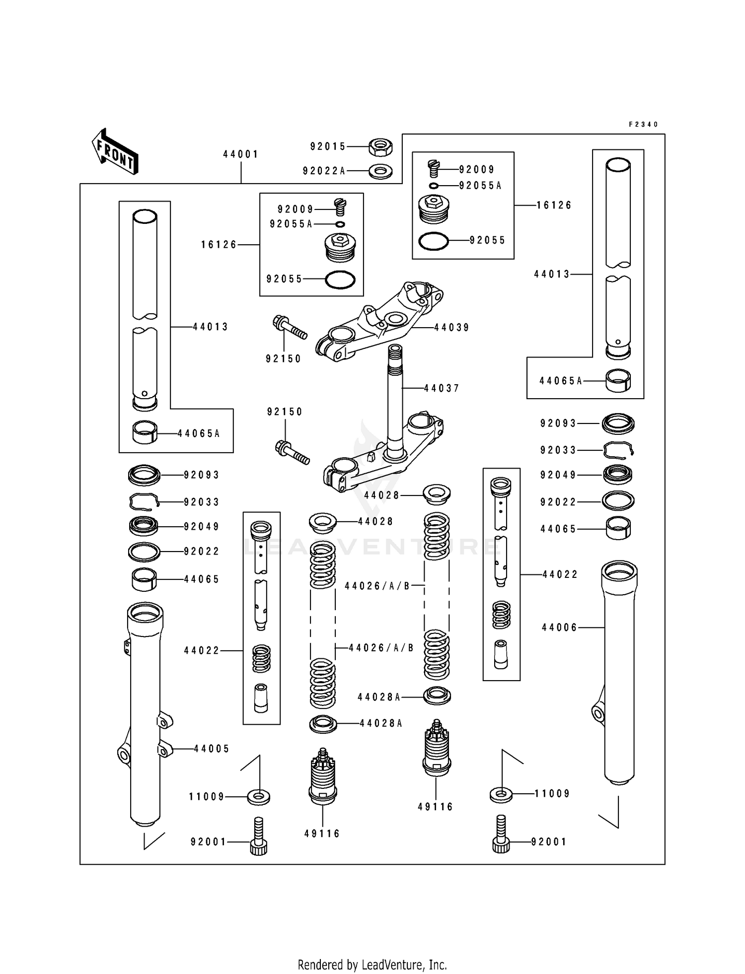 FRONT FORK (KX80-R1)