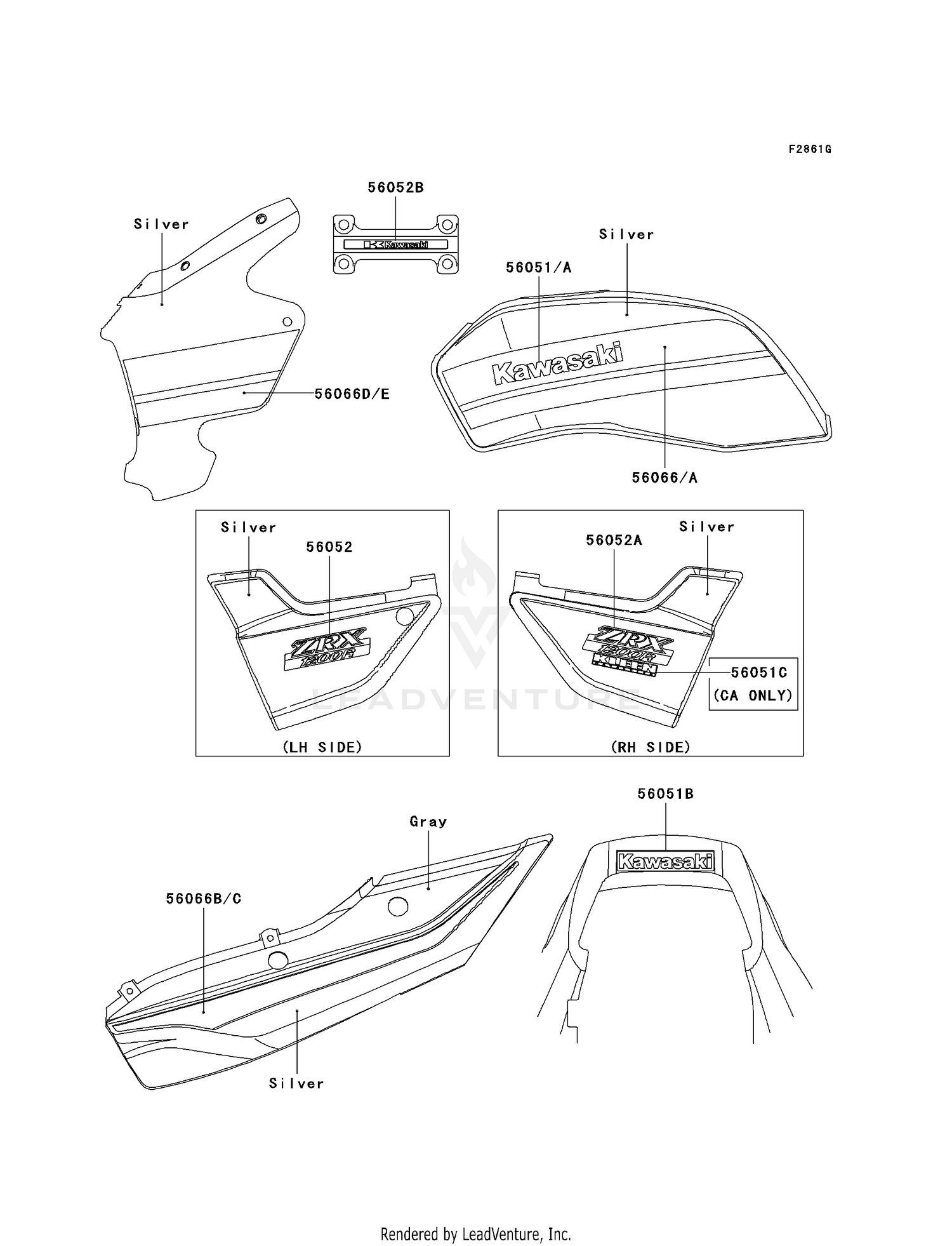 DECALS (SILVER)(ZR1200-A3)