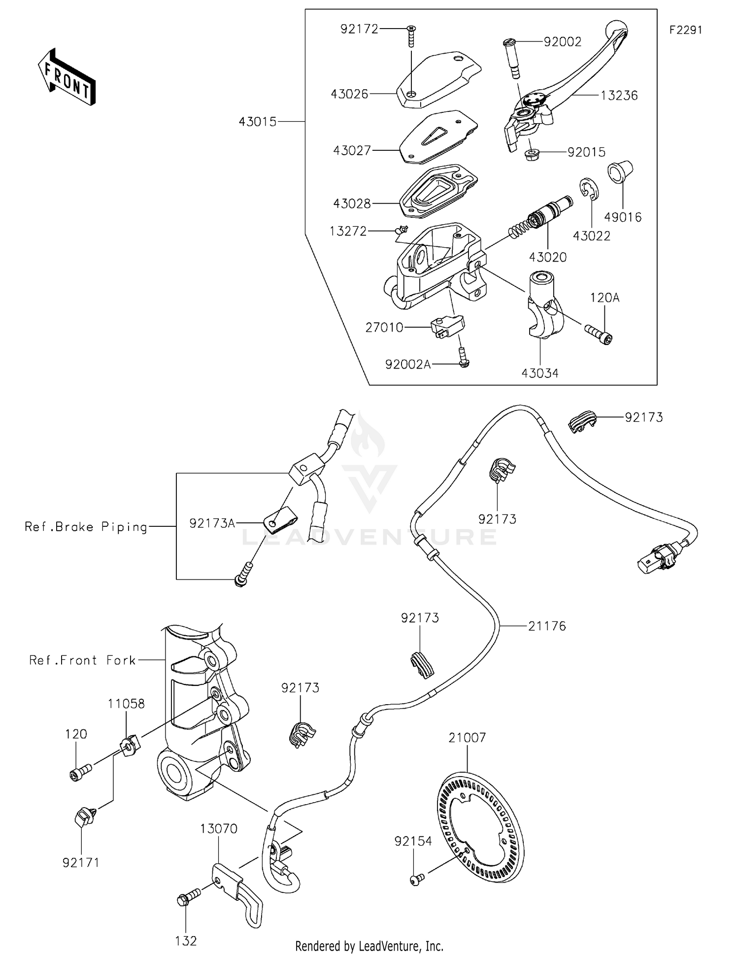 Front Master Cylinder