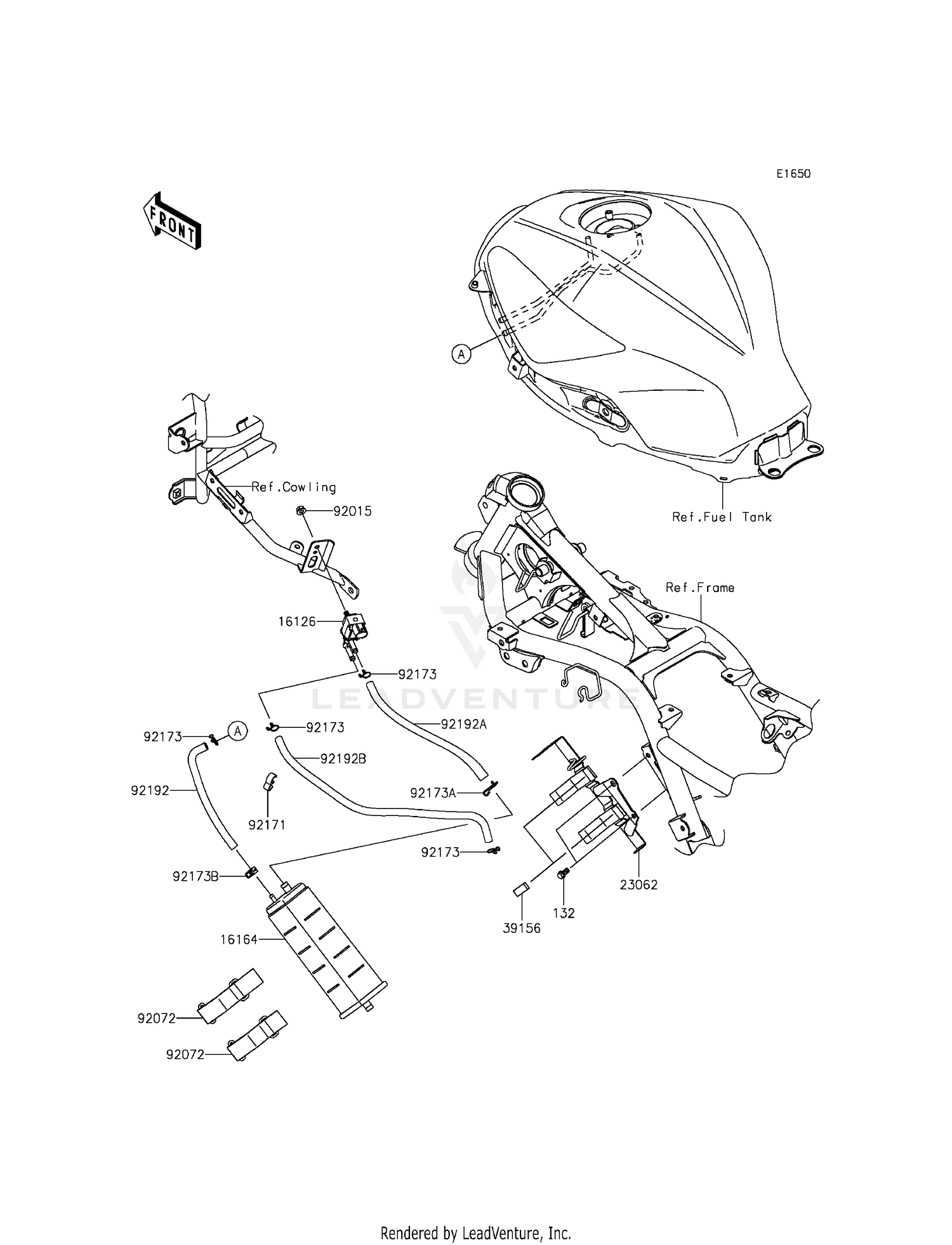 FUEL EVAPORATIVE SYSTEM (CA)