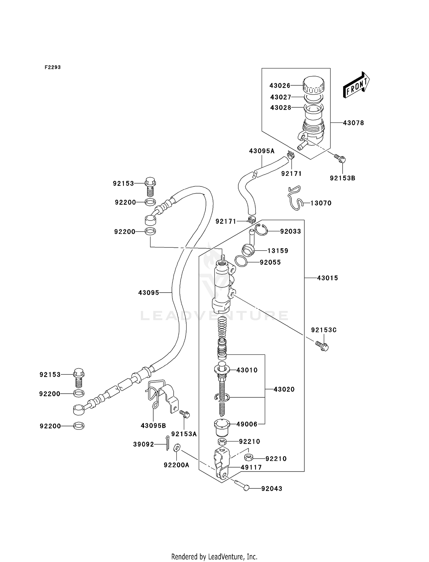 REAR MASTER CYLINDER