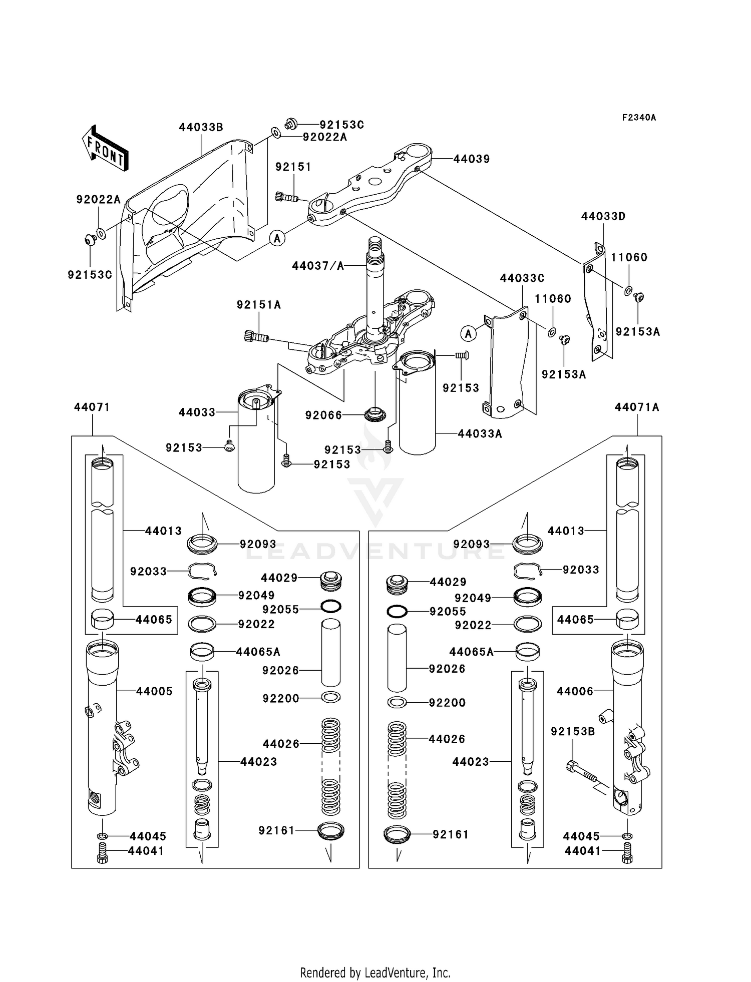 FRONT FORK (A7F/A7FA/A8F/A8FA)