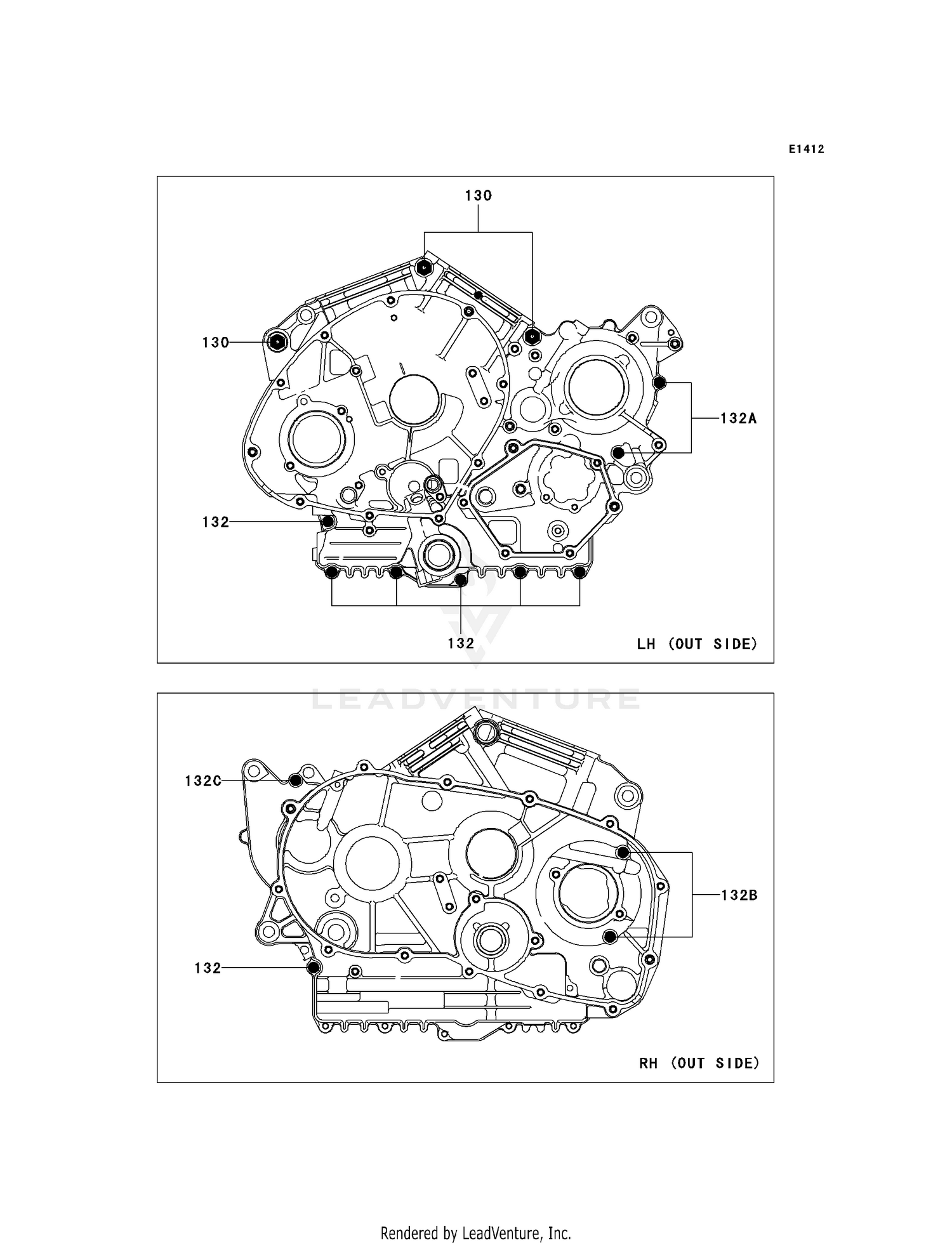 CRANKCASE BOLT PATTERN