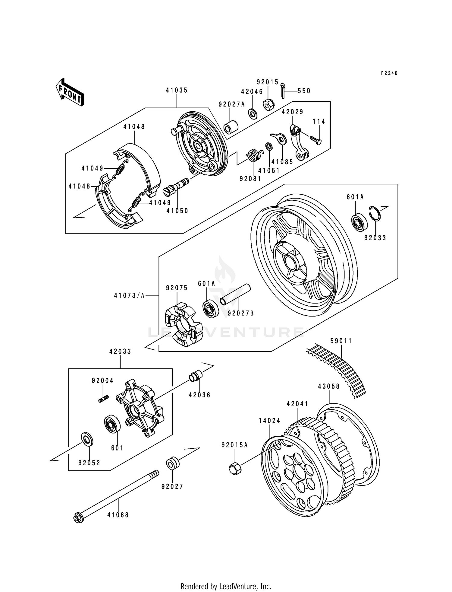 REAR WHEEL/CHAIN/COUPLING