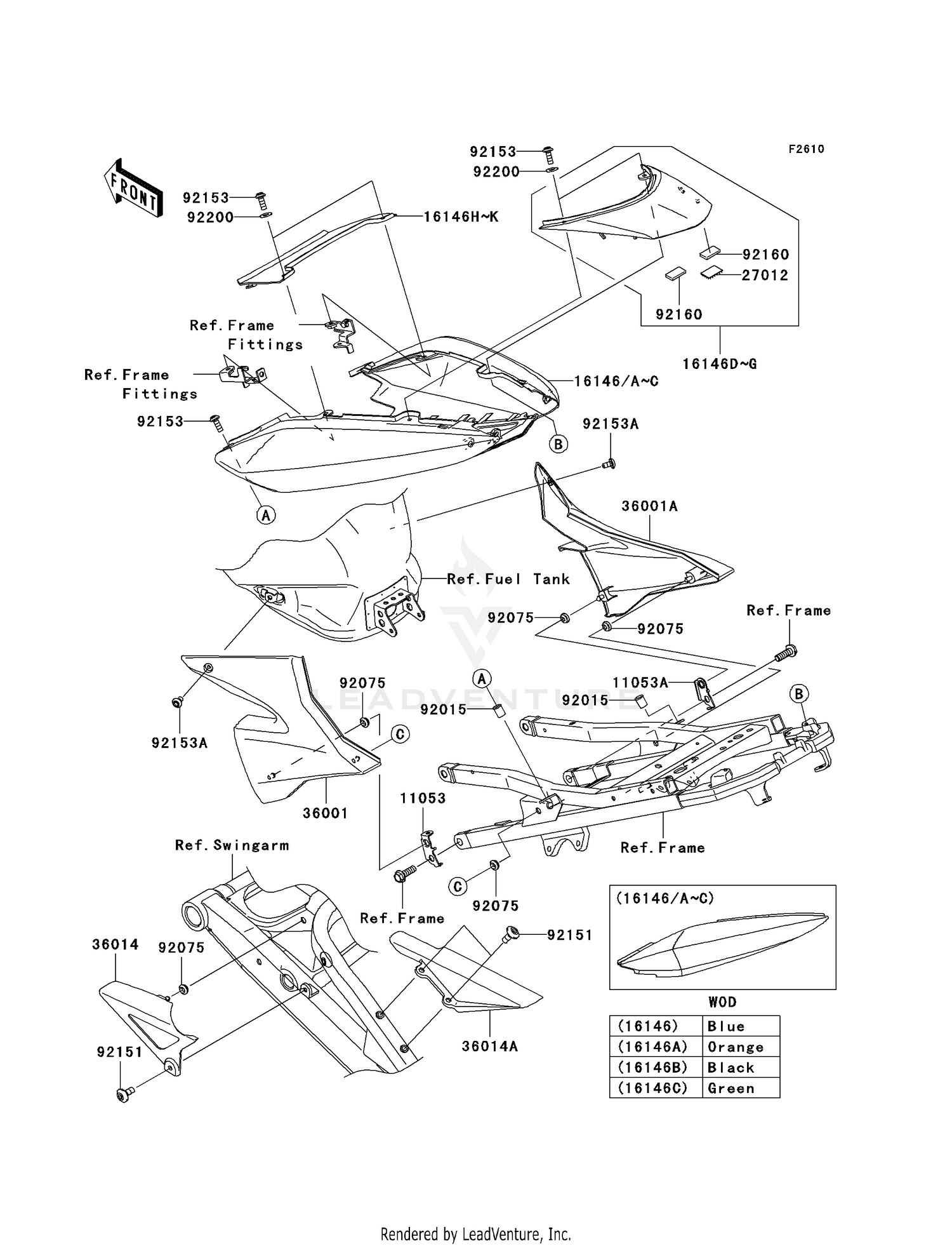 SIDE COVERS/CHAIN COVER