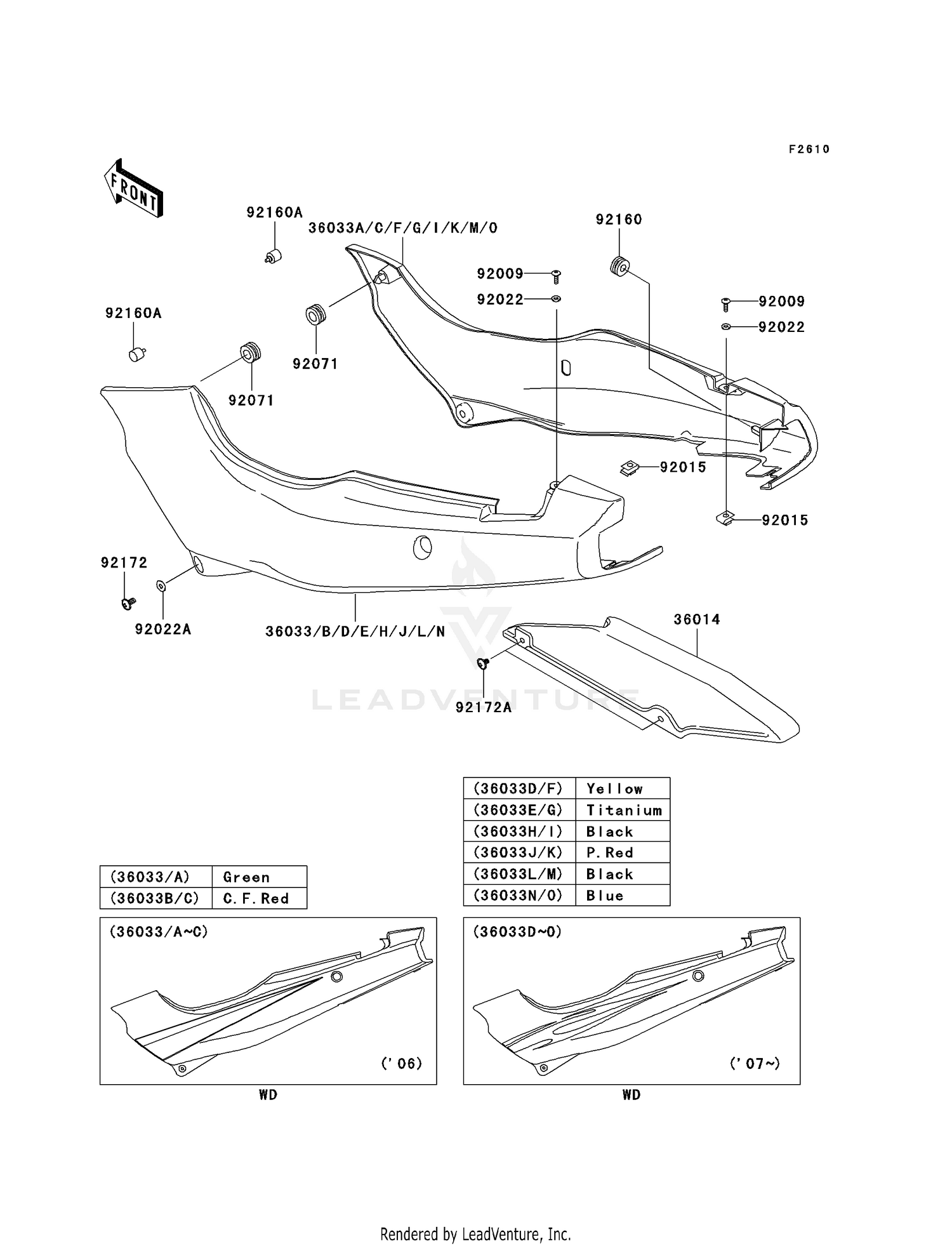 SIDE COVERS/CHAIN COVER