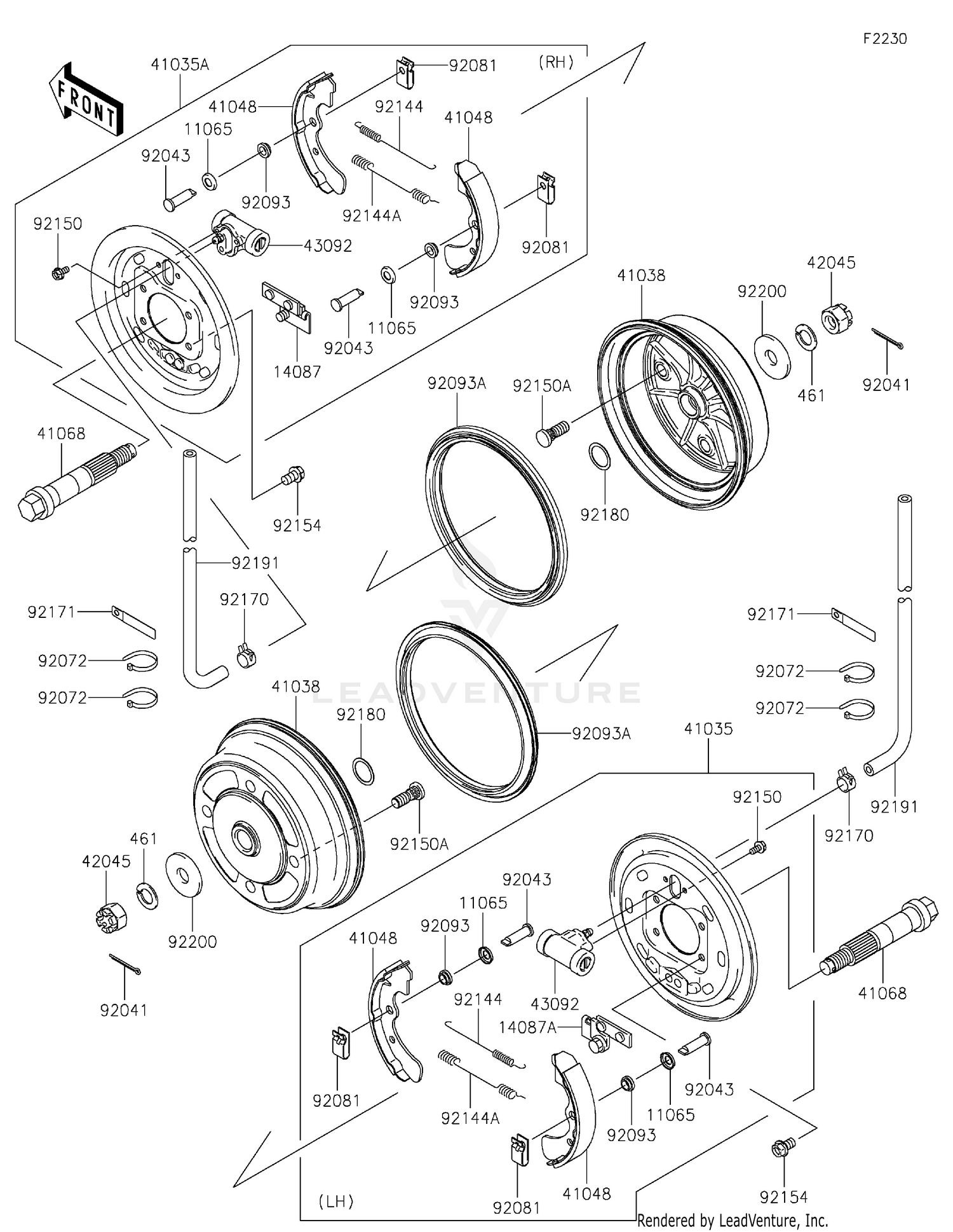 Front Hubs/Brakes