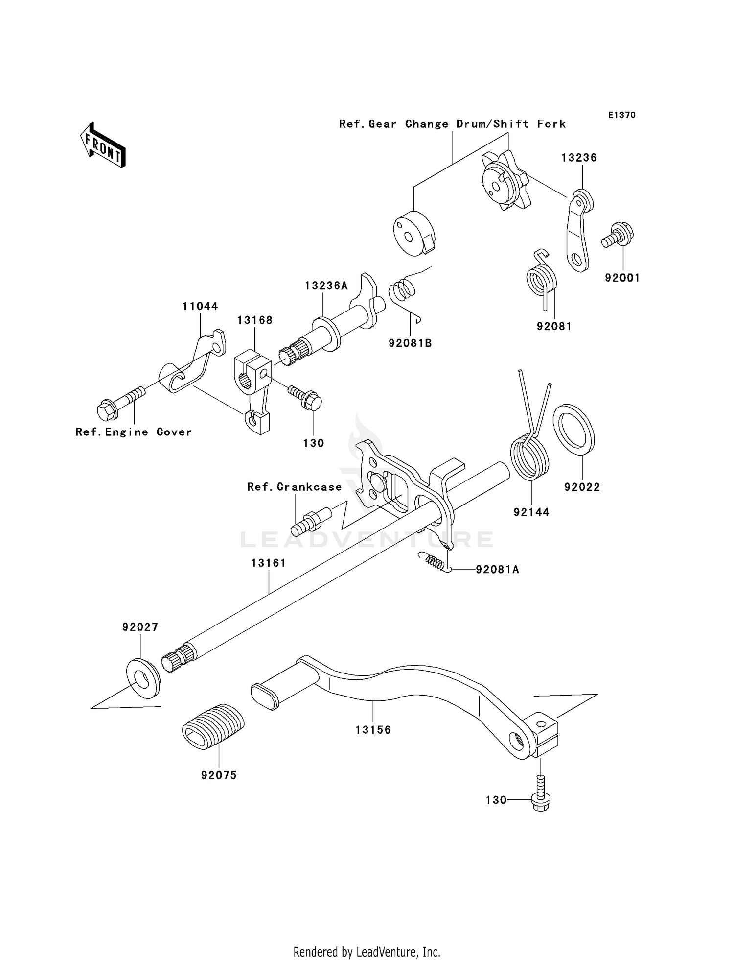 GEAR CHANGE MECHANISM