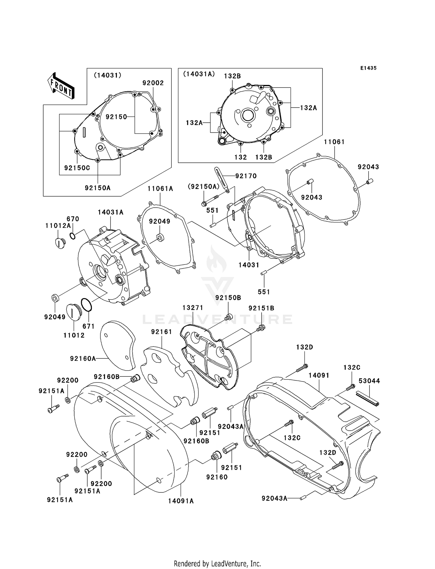 LEFT ENGINE COVER(S)