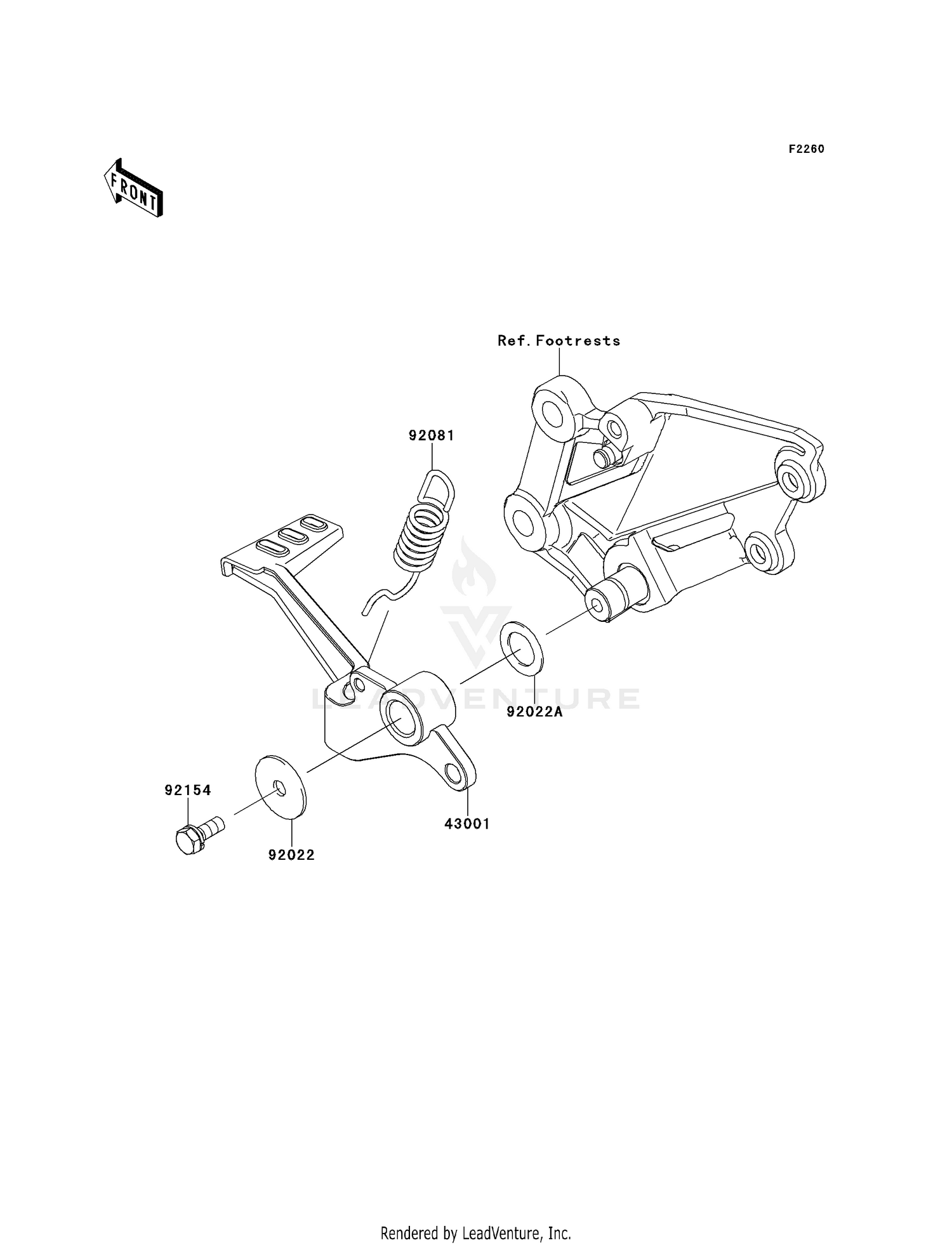 BRAKE PEDAL/TORQUE LINK