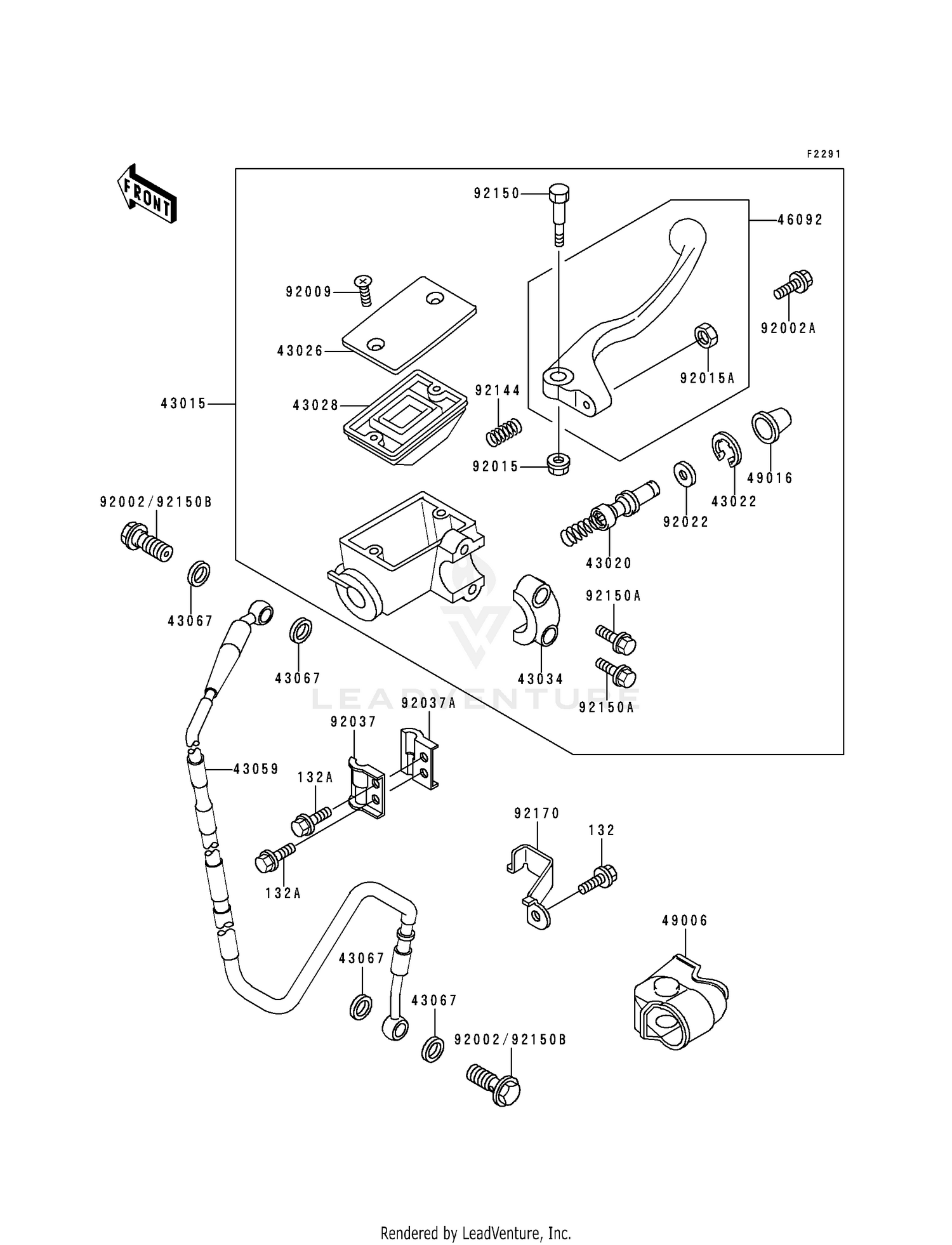 FRONT MASTER CYLINDER