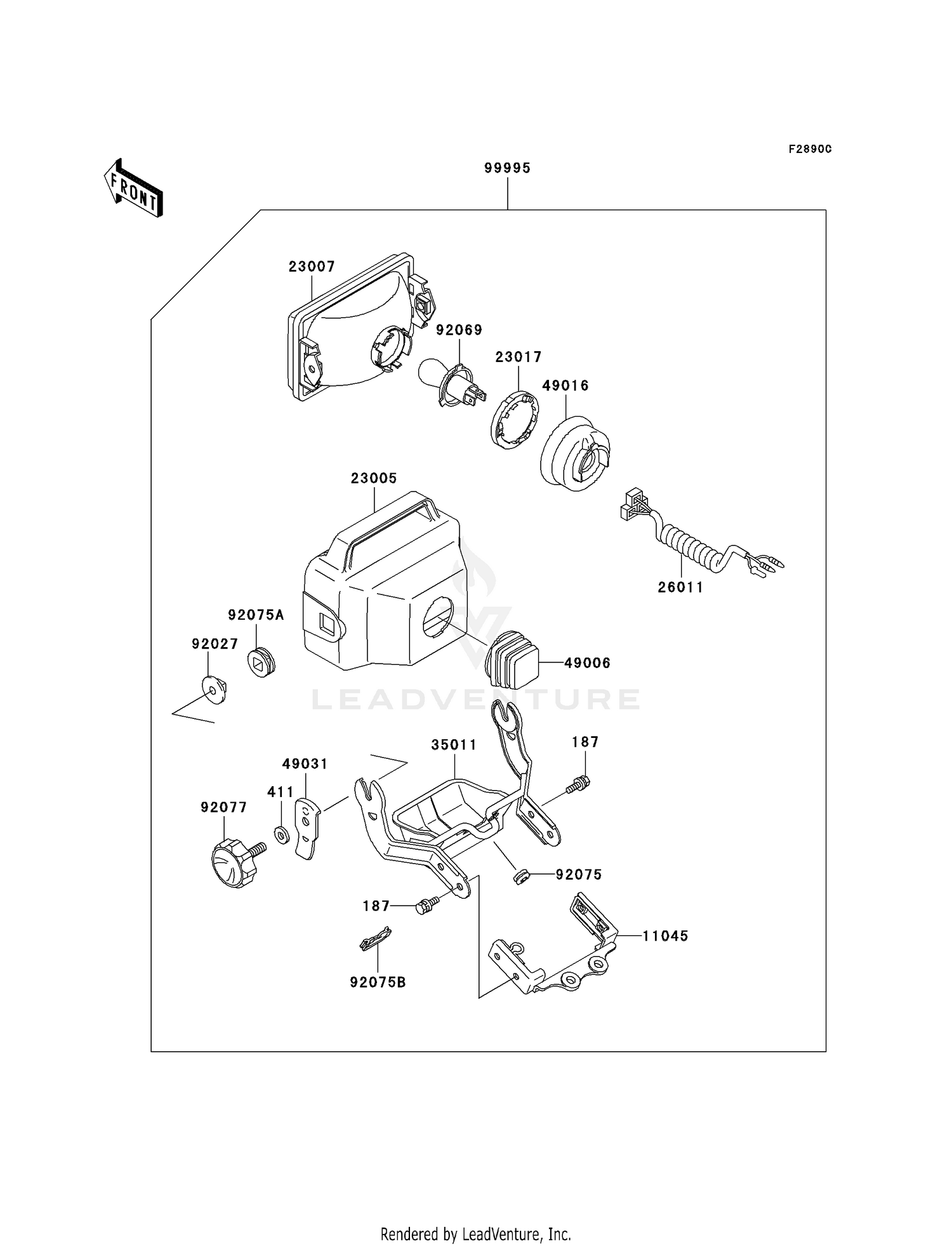 OPTIONAL PARTS (HEADLIGHT)
