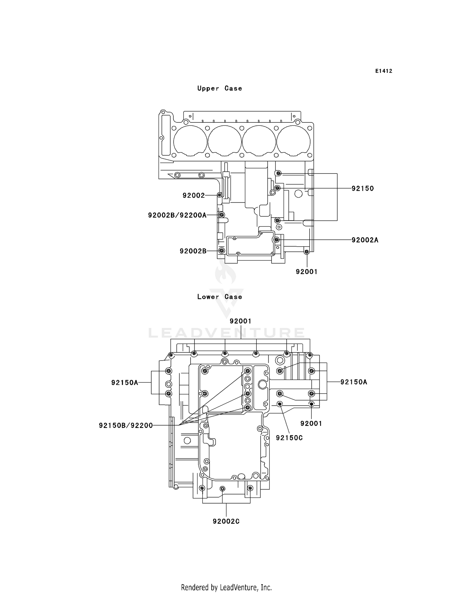 CRANKCASE BOLT PATTERN