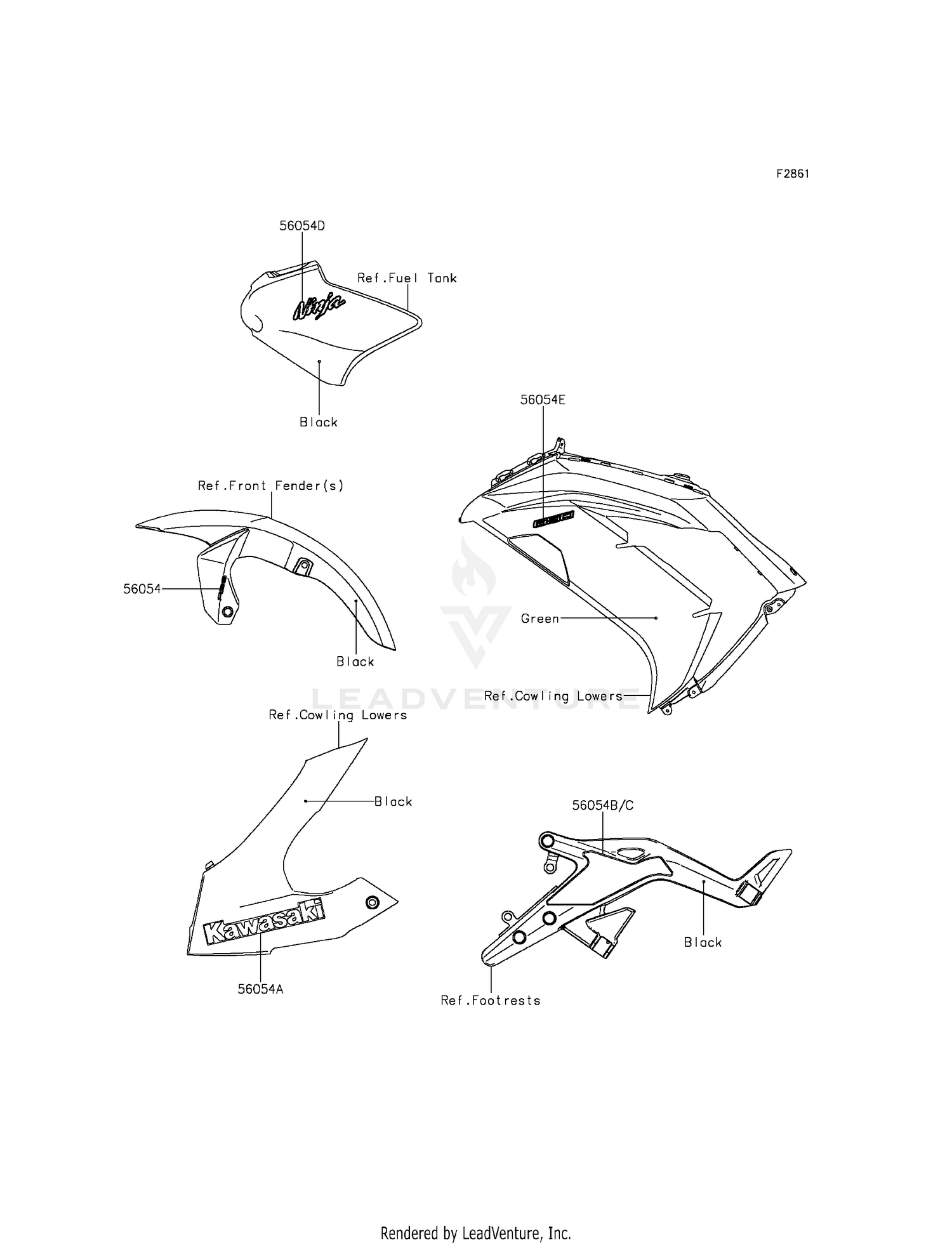 DECALS (GREEN)(FDS)(CN)