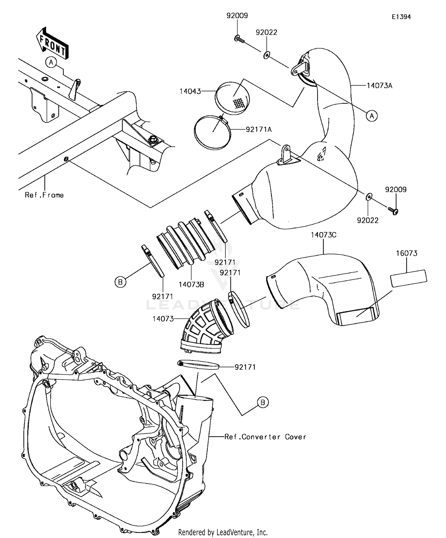 Air Cleaner-Belt Converter