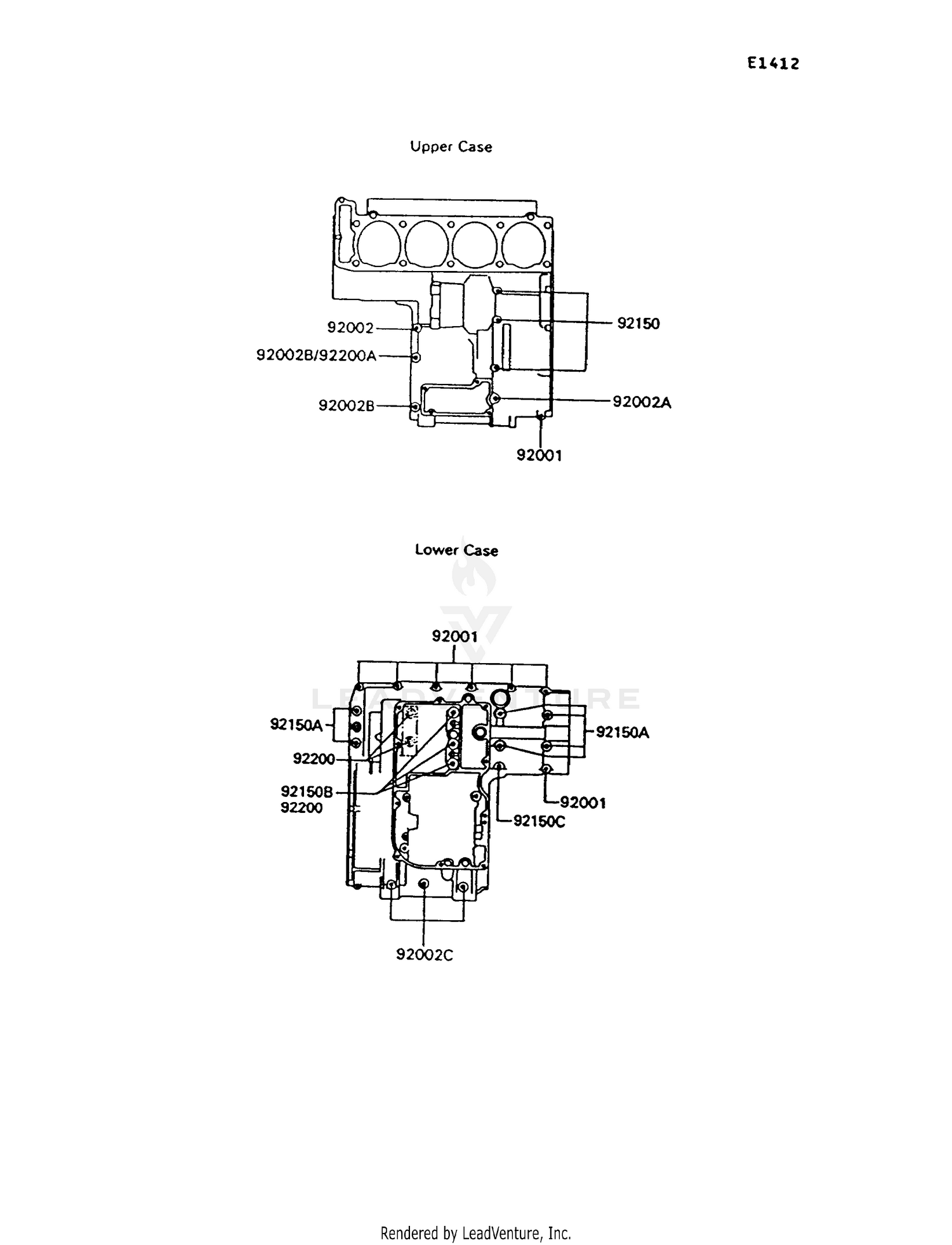 CRANKCASE BOLT PATTERN