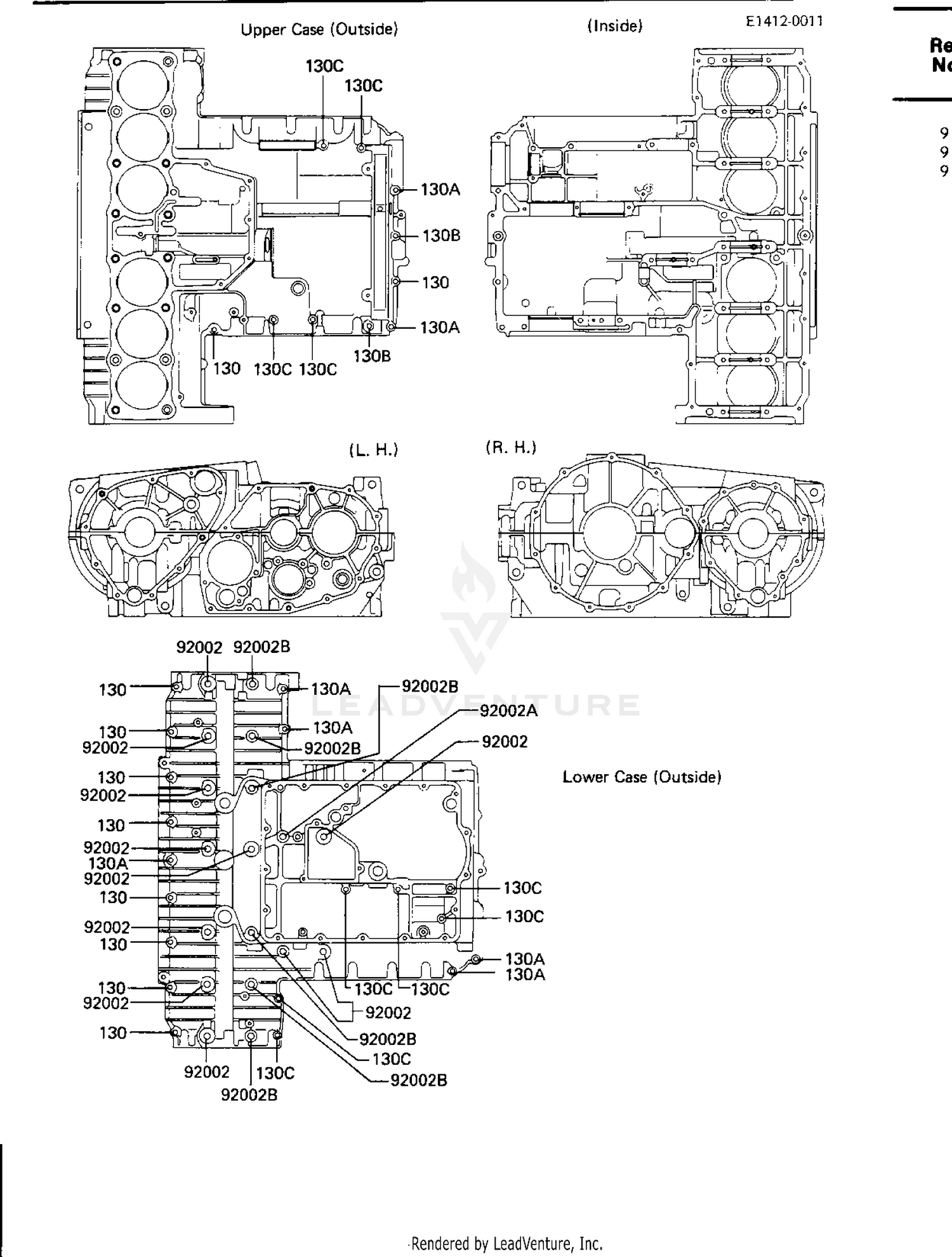 CRANKCASE BOLT PATTERN