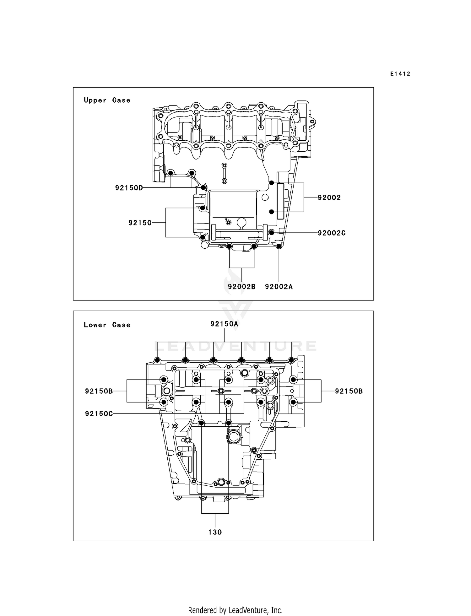 CRANKCASE BOLT PATTERN