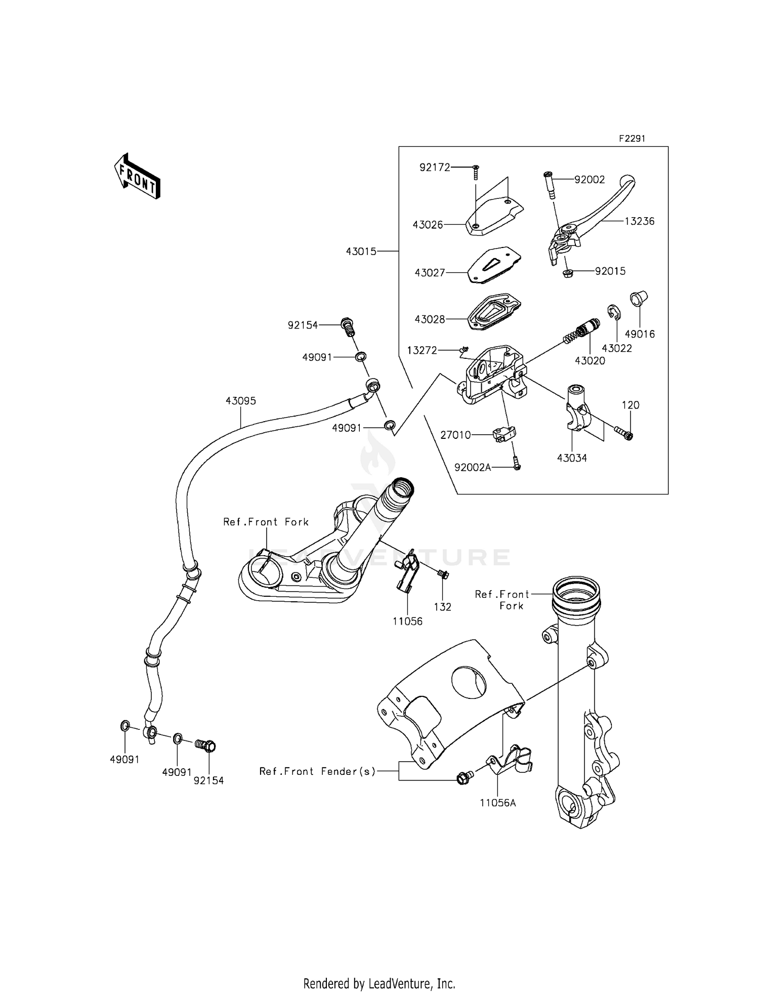 FRONT MASTER CYLINDER