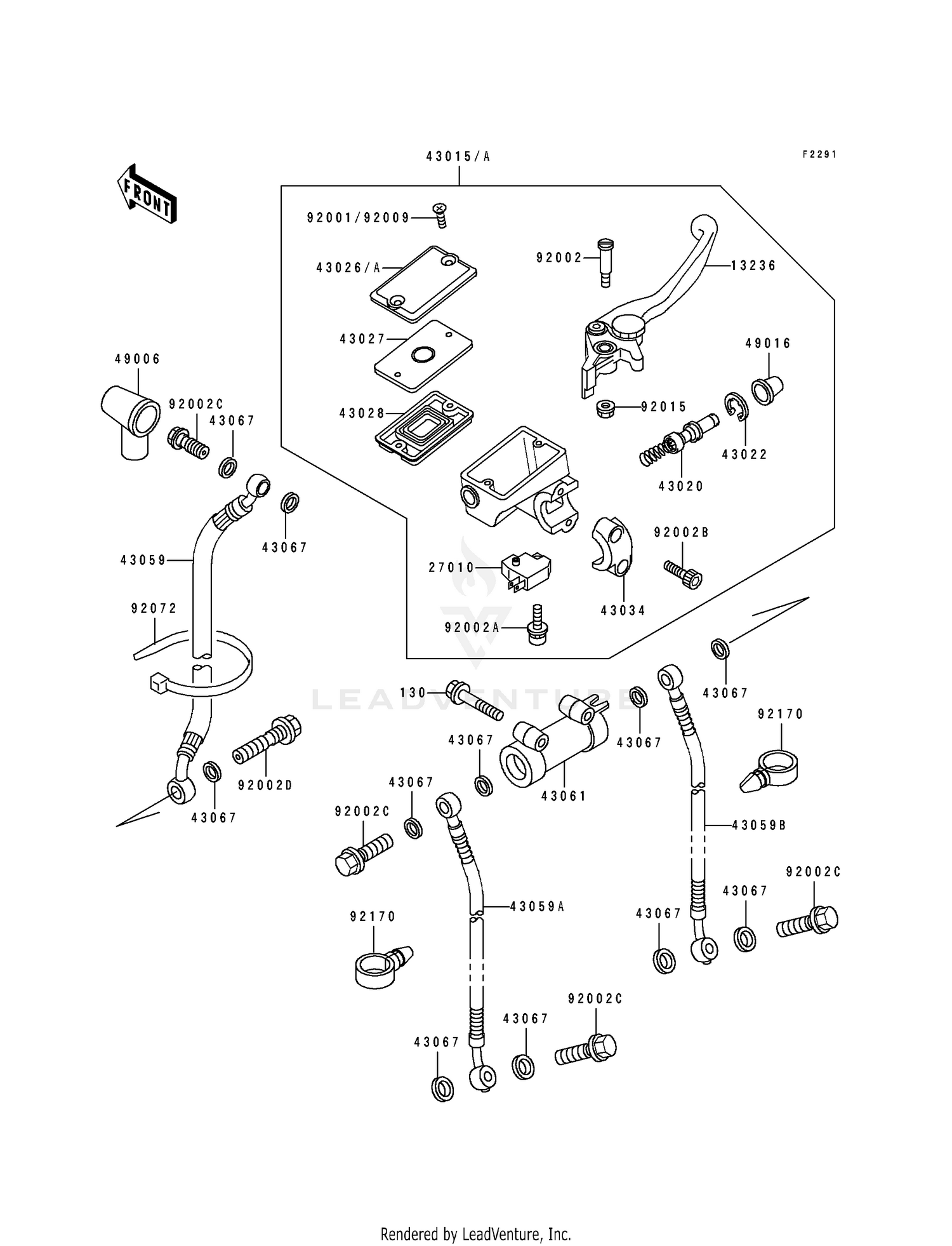 FRONT MASTER CYLINDER