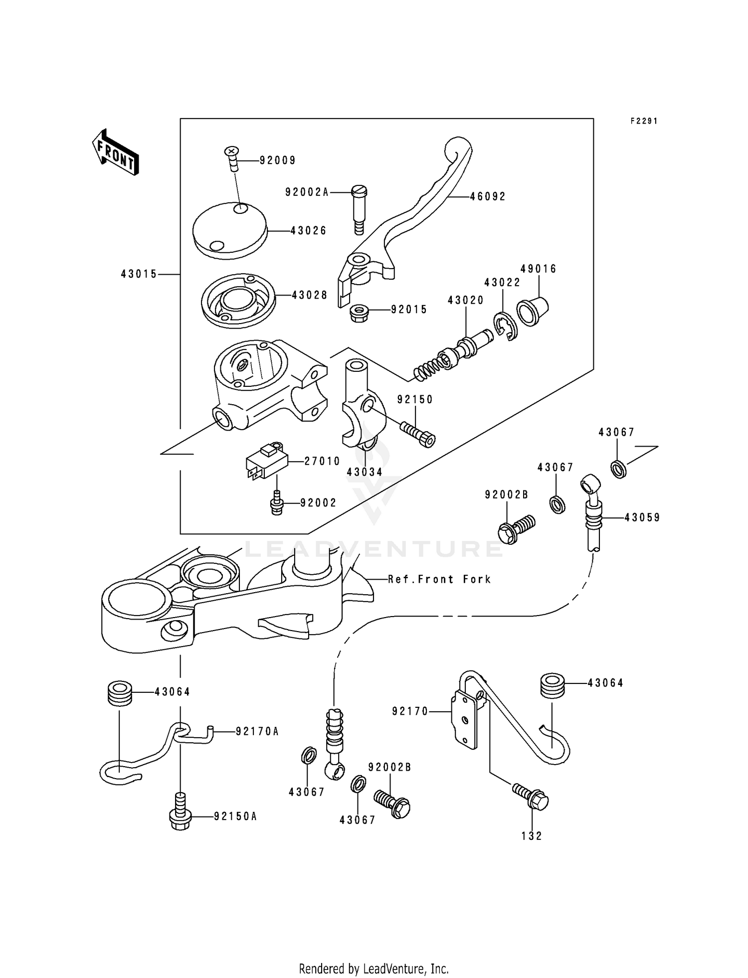FRONT MASTER CYLINDER