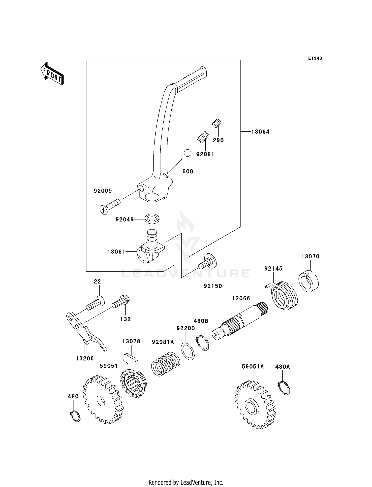 KICKSTARTER MECHANISM