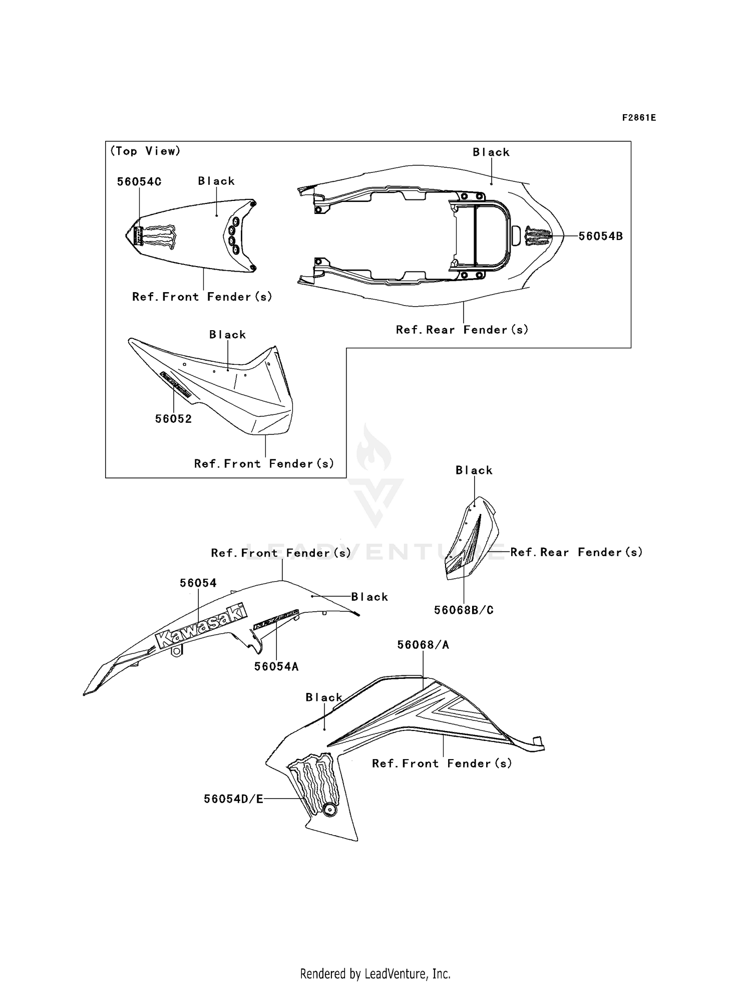 DECALS (BLACK)(B9FB)
