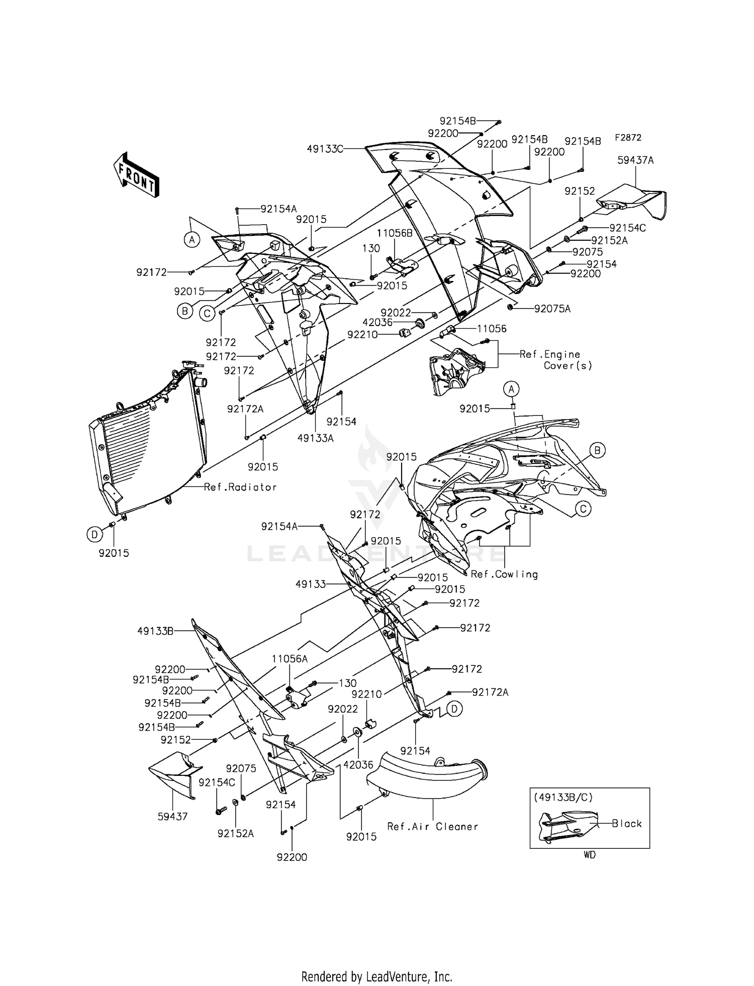 COWLING LOWERS (PFF)