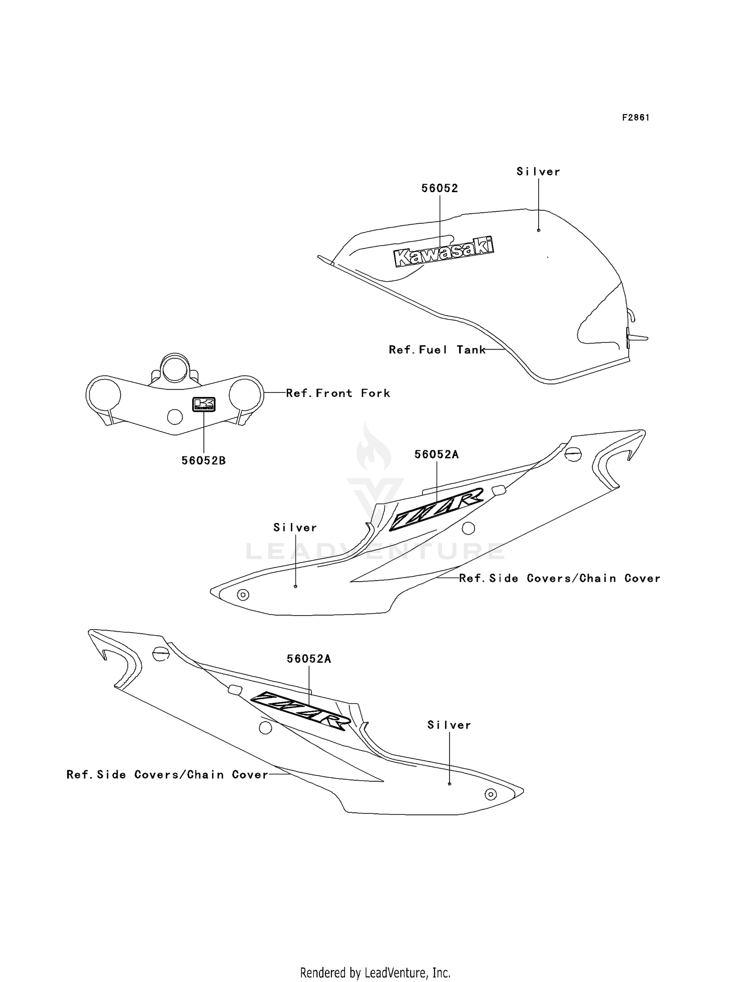 DECALS (SILVER)(J6F)