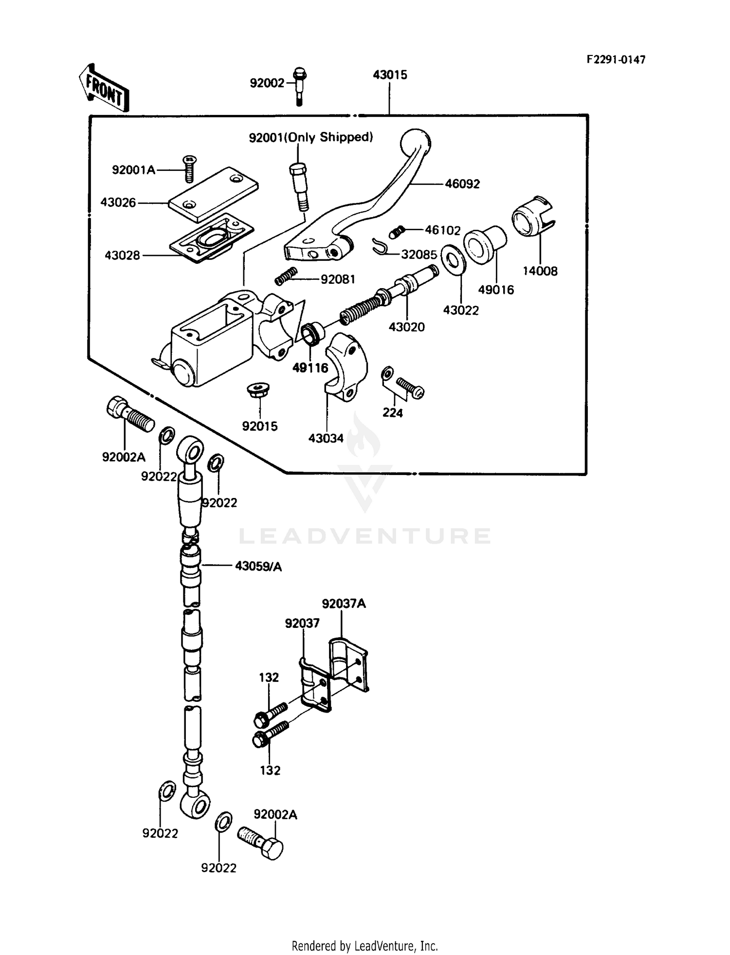 FRONT MASTER CYLINDER