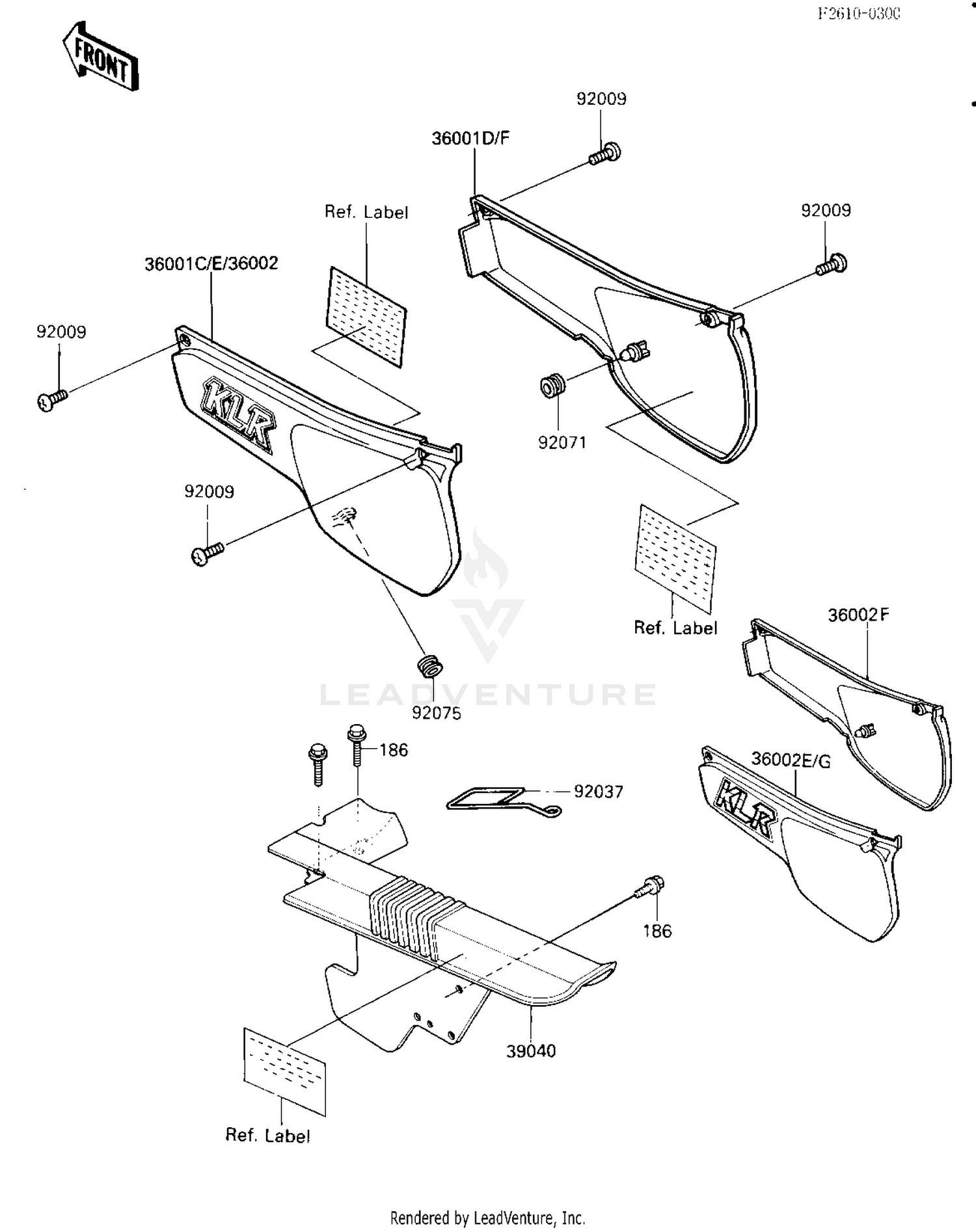 SIDE COVERS/CHAIN COVER