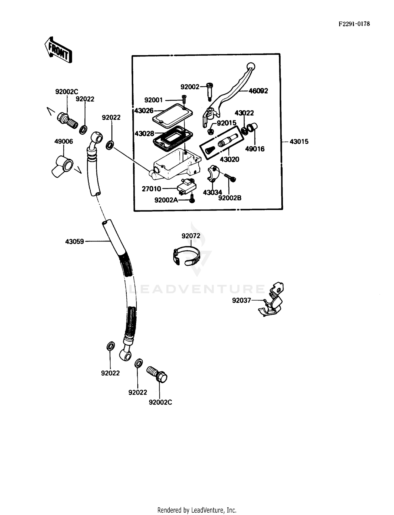 FRONT MASTER CYLINDER