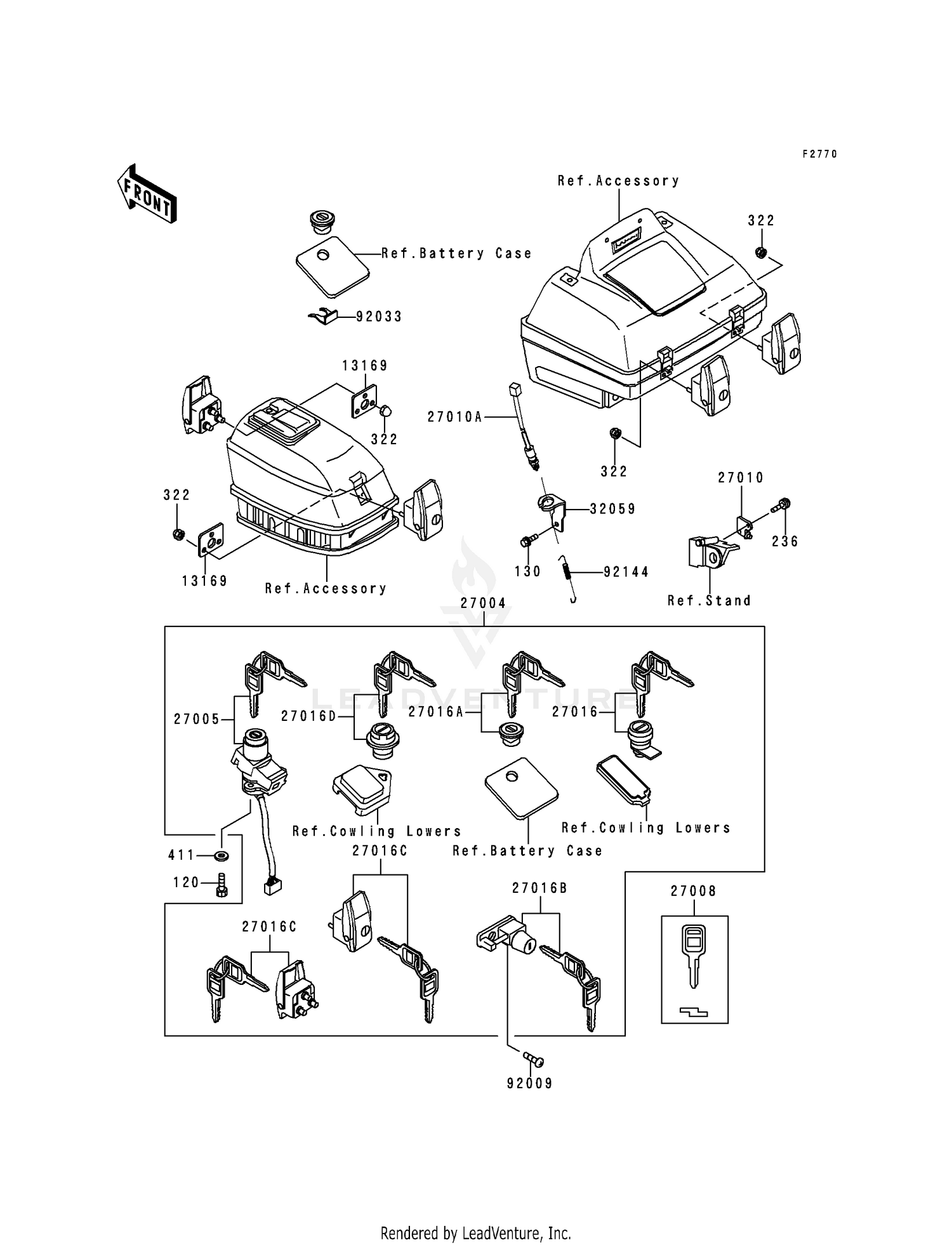IGNITION SWITCH/LOCKS/REFLECTORS