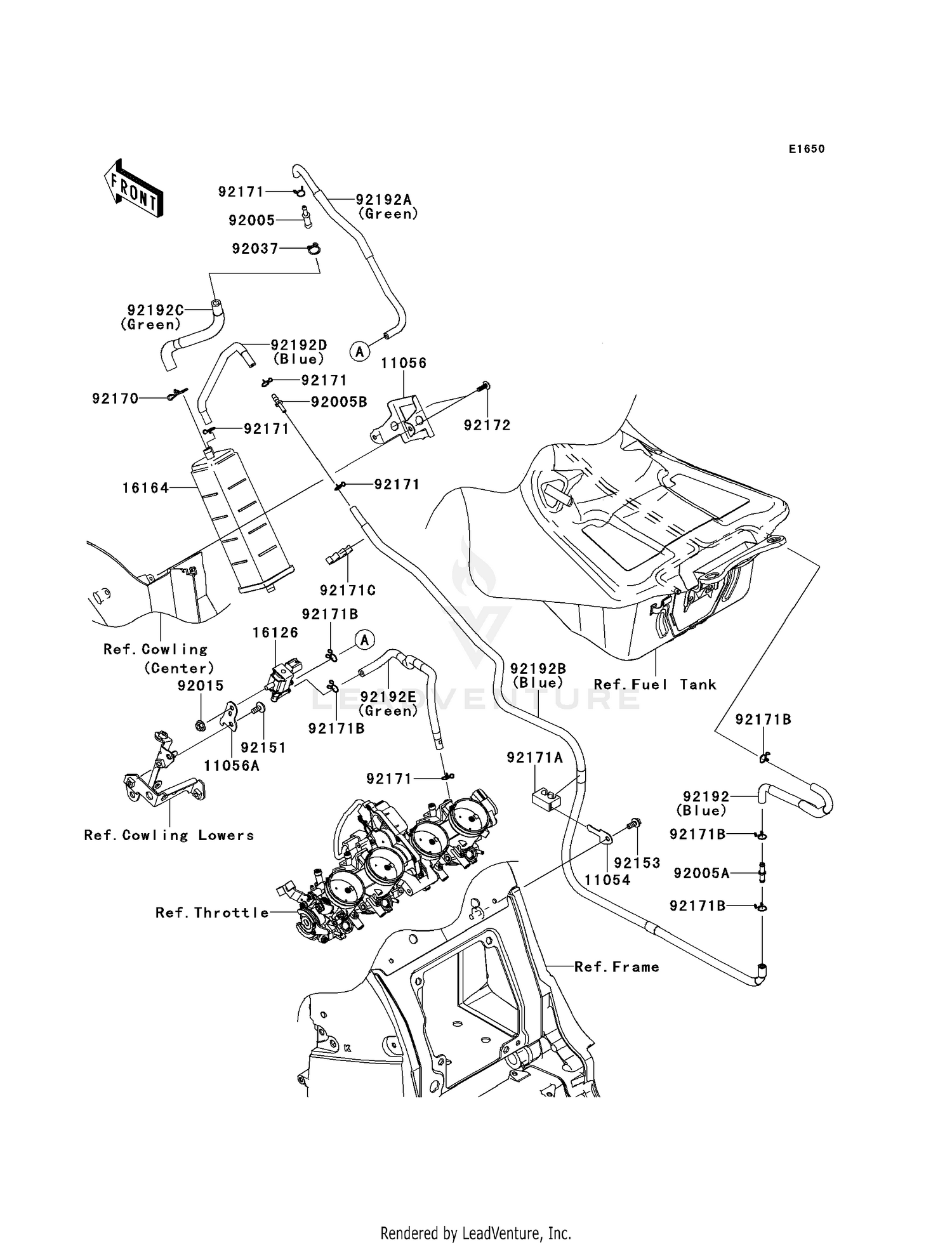 FUEL EVAPORATIVE SYSTEM (CA)