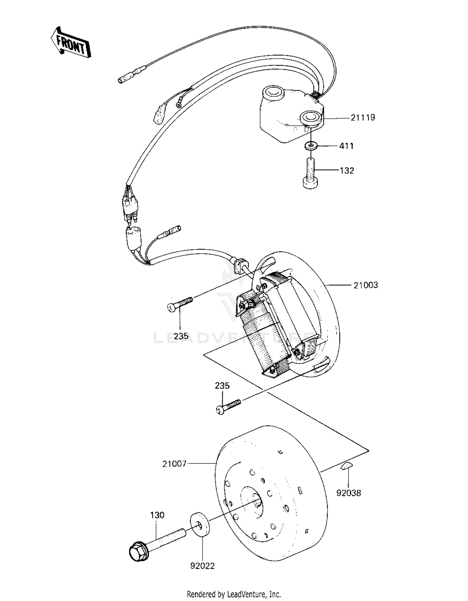 IGNITION/GENERATOR ('85 A2)