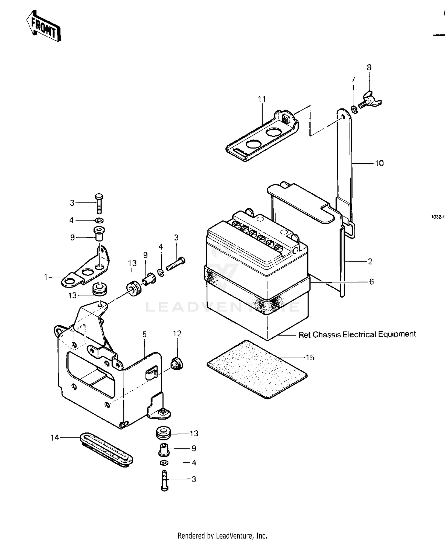 BATTERY CASE ('83 C1)