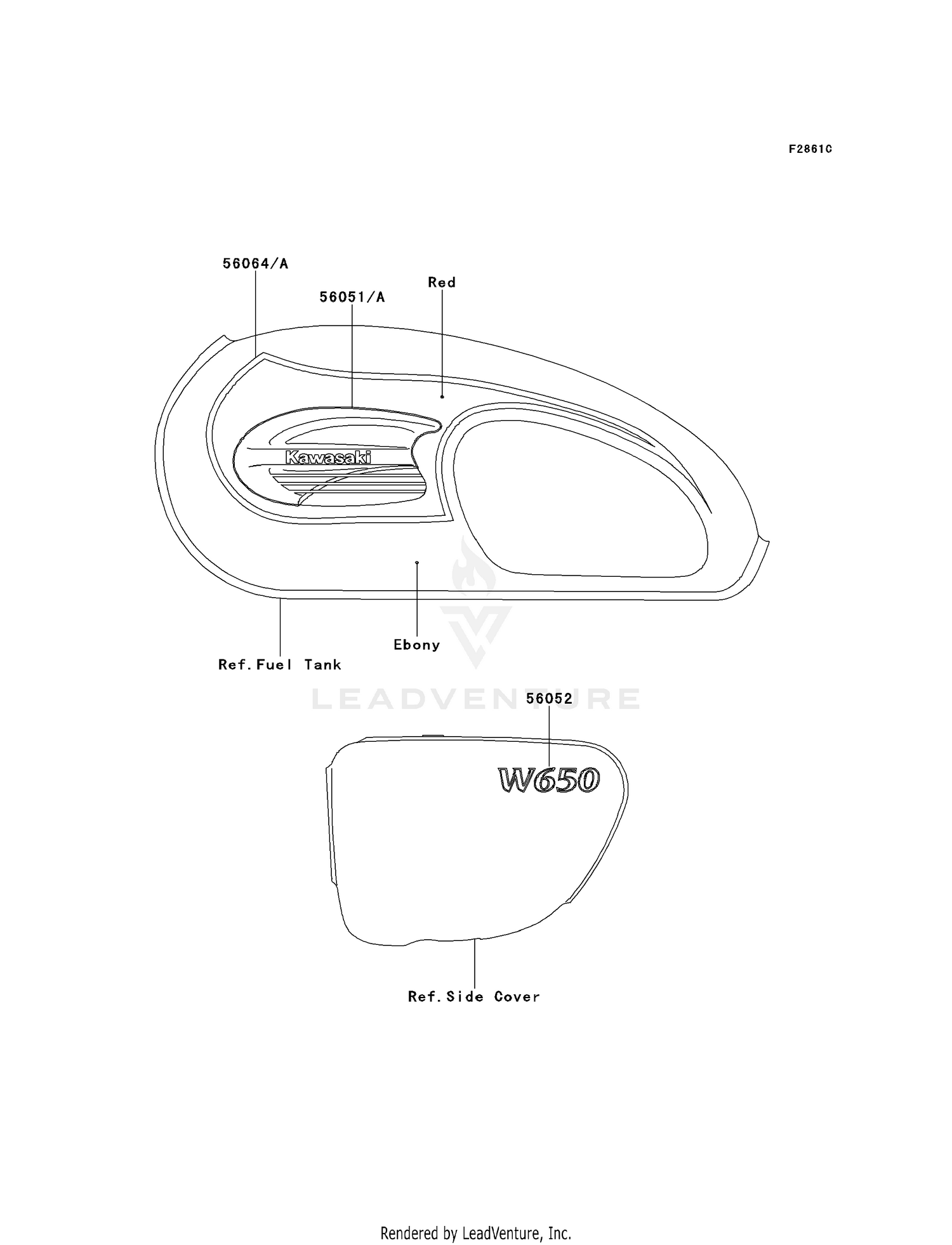 DECALS (RED/EBONY)(EJ650-A3)